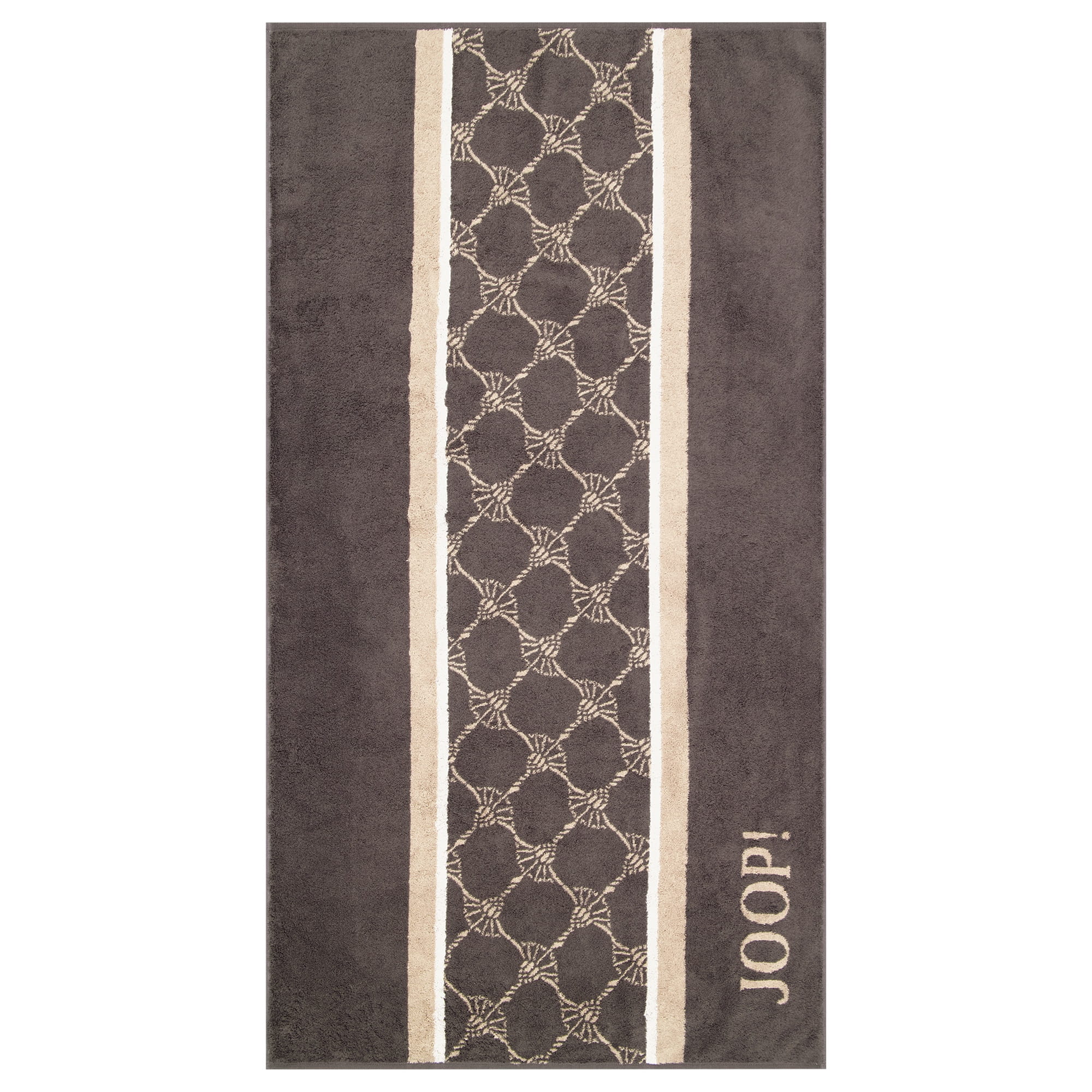 JOOP! Handtücher Sauna Stripes 1717 Anthrazit - 73 - Duschtuch 80x150 cm