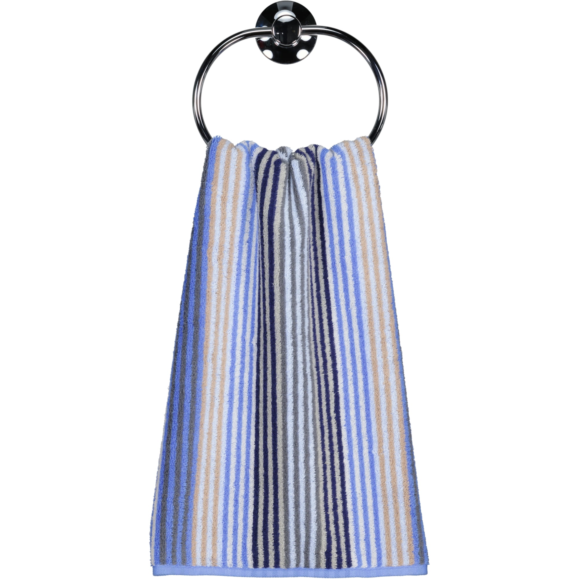 Cawö - Unique Streifen 944 - Farbe: saphir - 11 - Handtuch 50x100 cm
