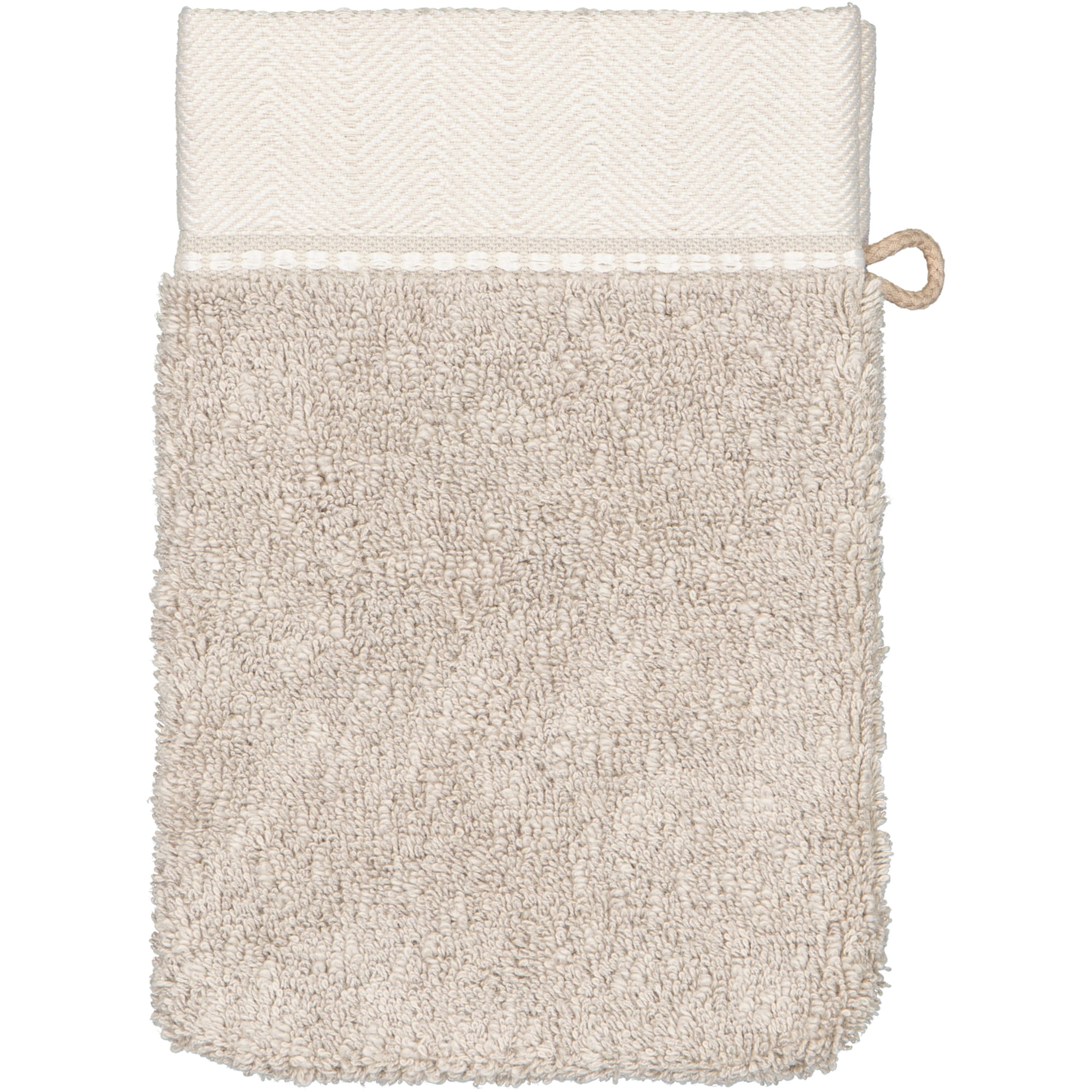 Möve Brooklyn Uni - Farbe:  cashmere - 713 (1-0669/8970) - Waschhandschuh 15x20 cm