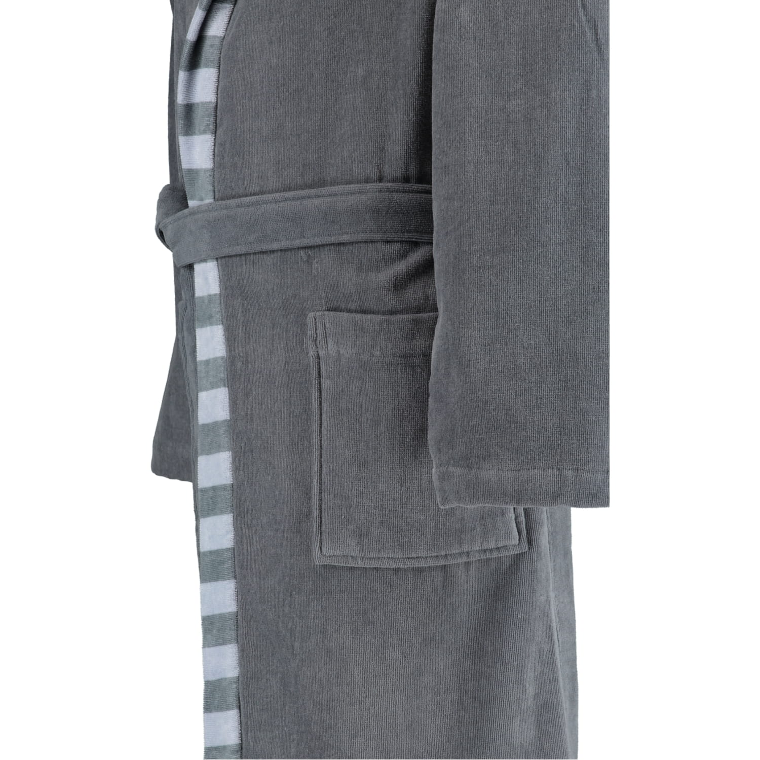 Esprit Herren Bademantel Day Men Kapuze - Farbe: grey steel - 740