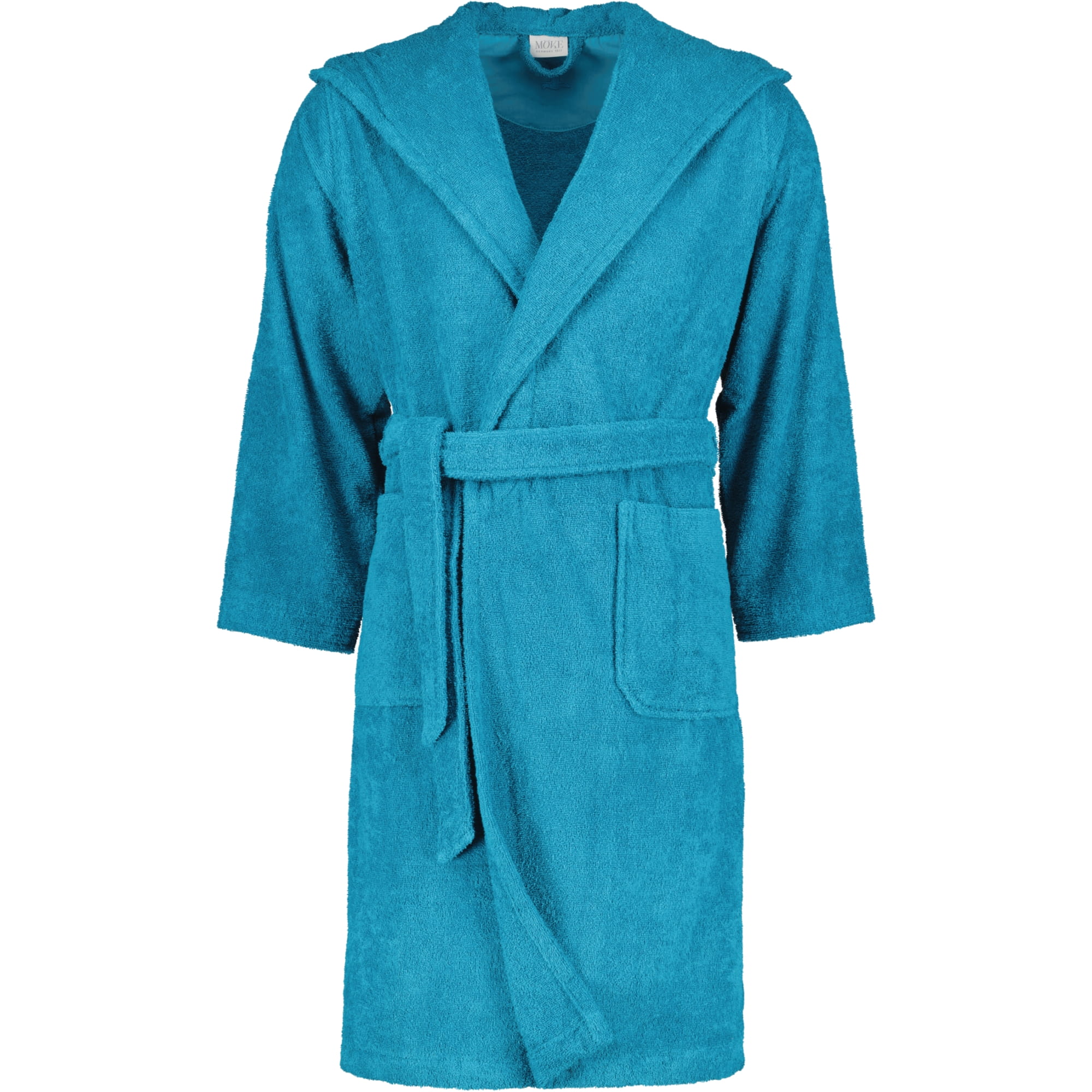 Möve Bademäntel unisex Kapuze Superwuschel lagoon - 458 - S