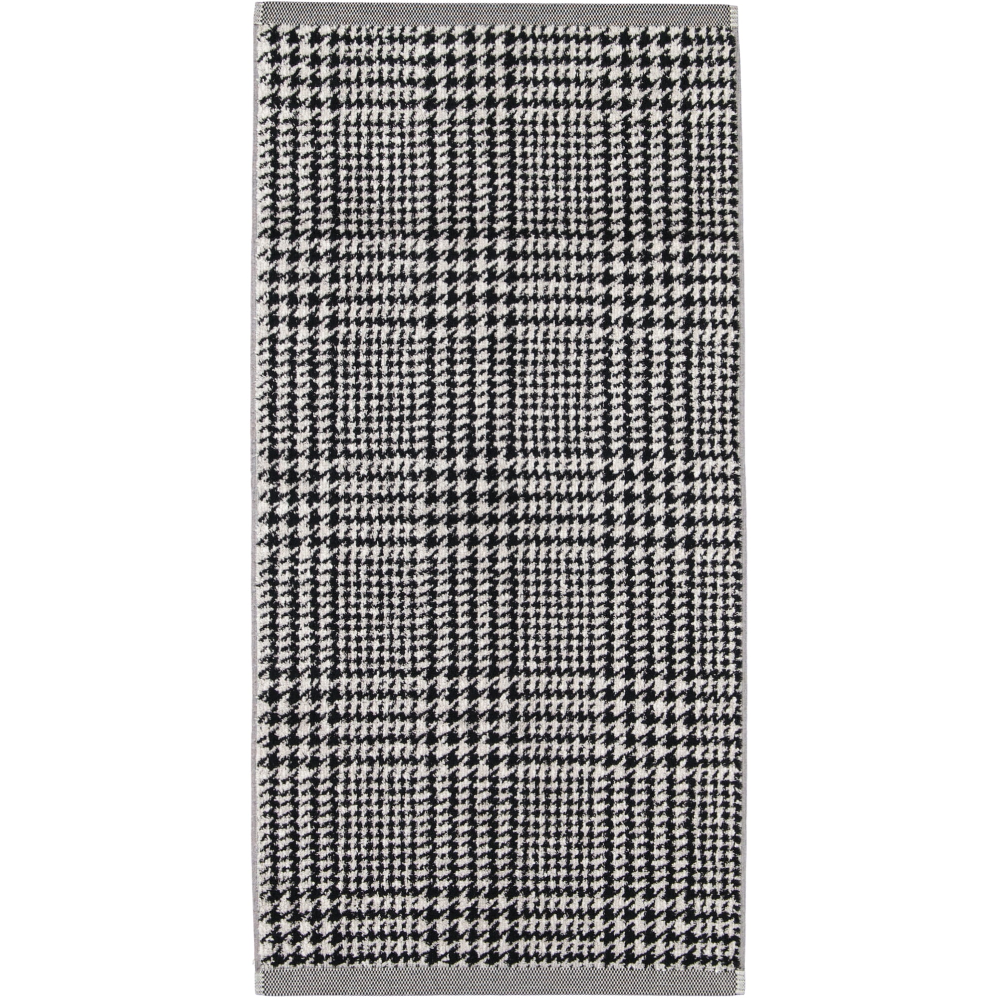Möve - Brooklyn Glencheck - Farbe:  nature/black - 081 (1-0569/8970) - Handtuch 50x100 cm