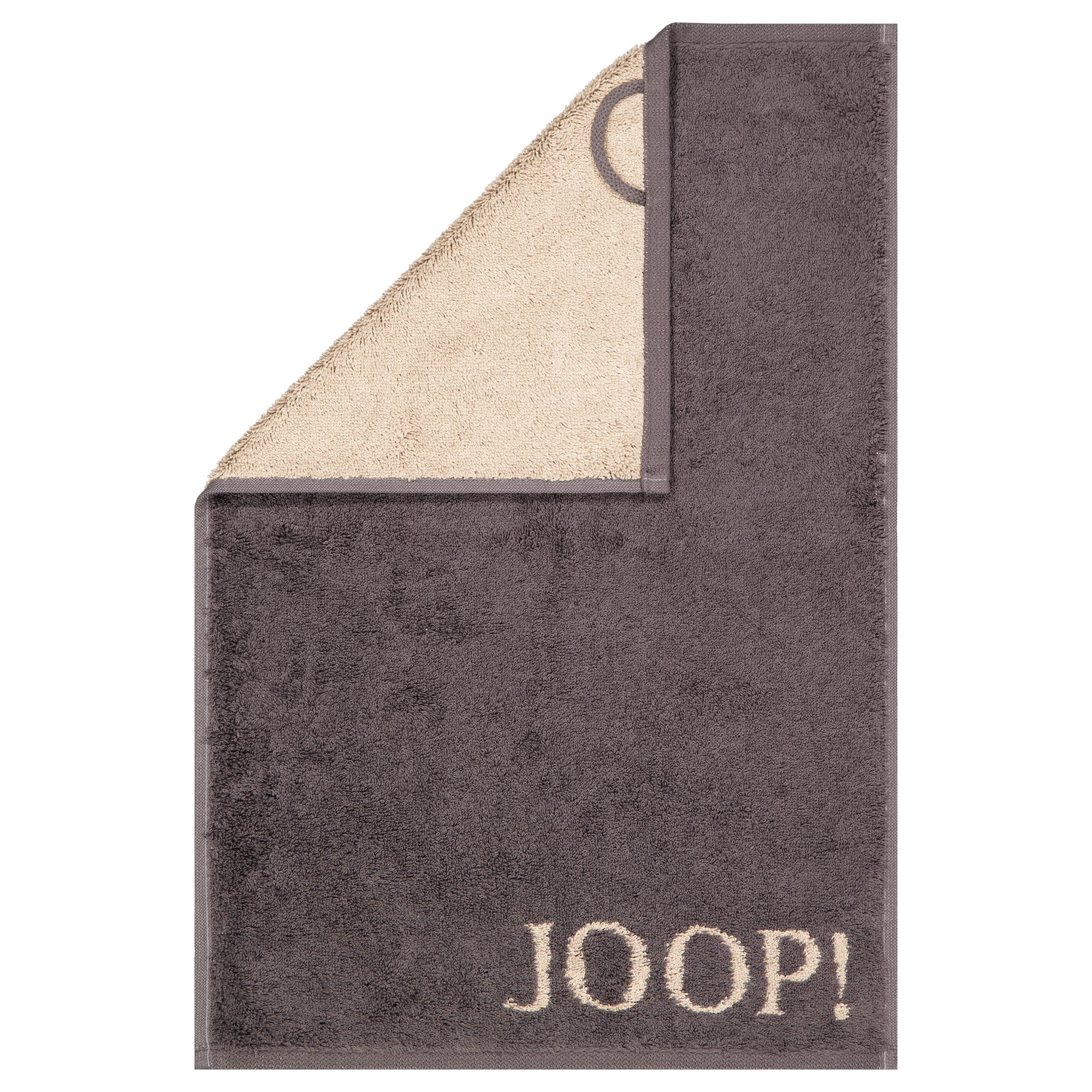 JOOP! Handtücher New Classic Doubleface 1720 Schiefer - 73 - Gästetuch 30x50 cm
