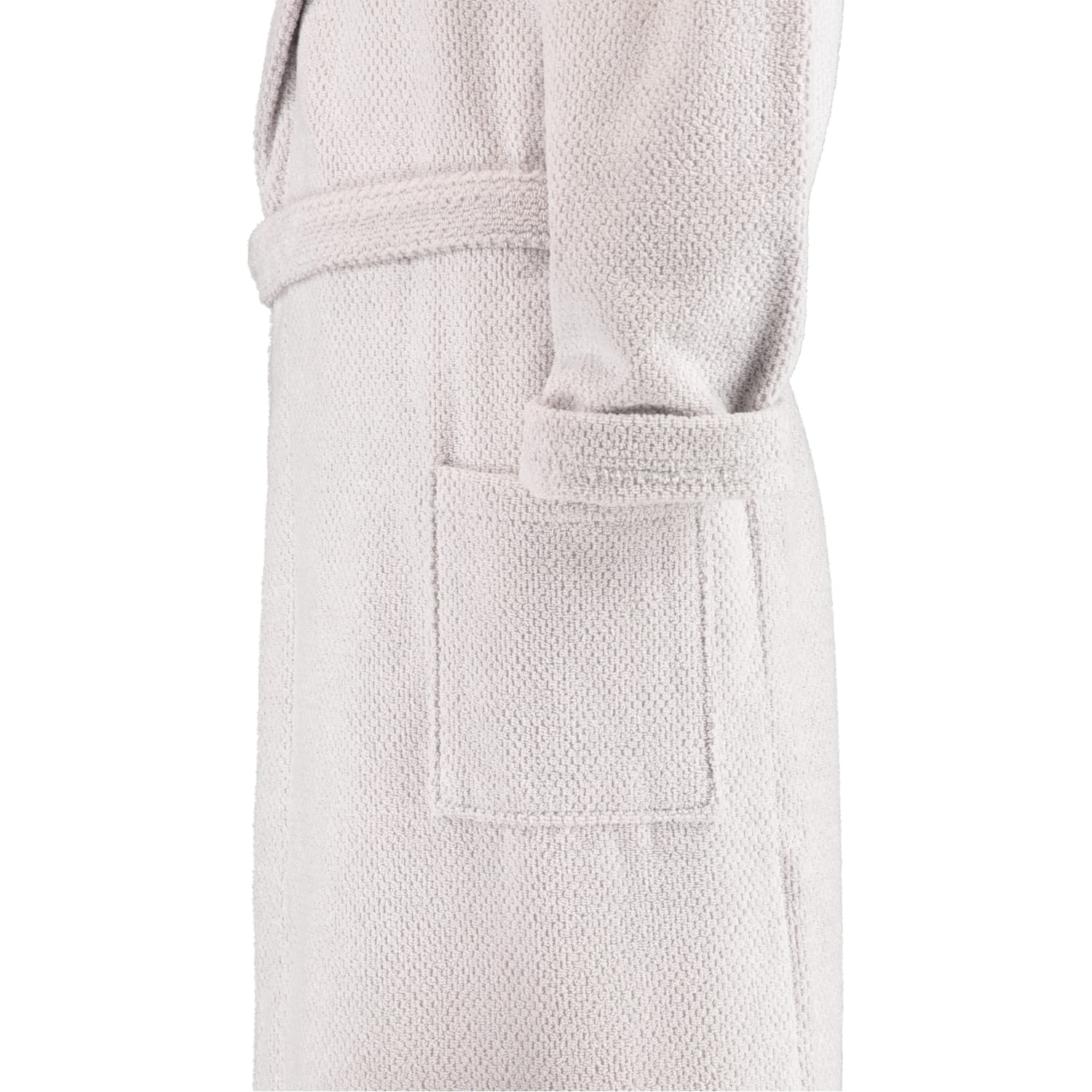 Rhomtuft - Bademantel Baronesse unisex - Farbe: perlgrau - 11