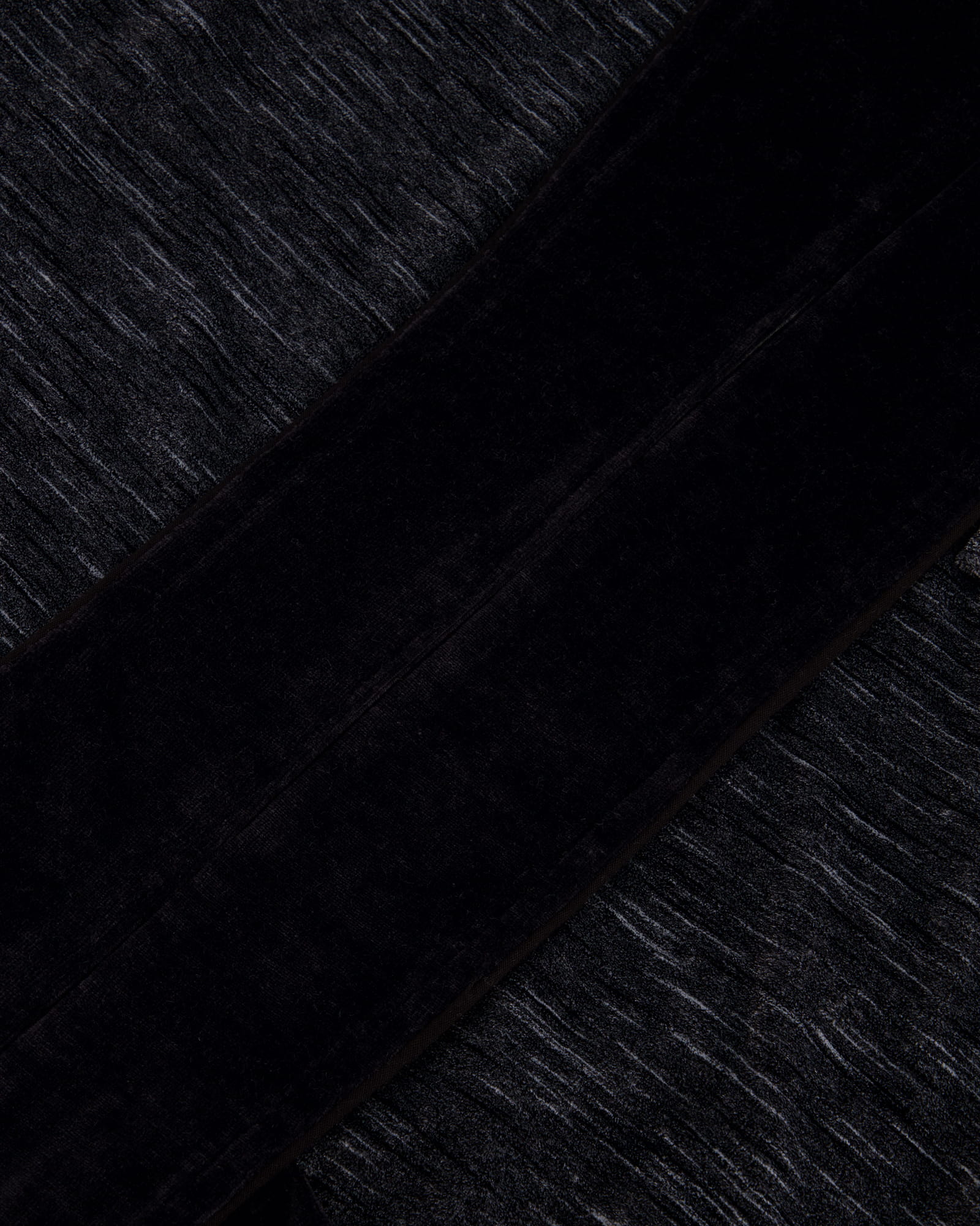 Vossen Bademäntel Herren Schalkragen Alberto black - 0002