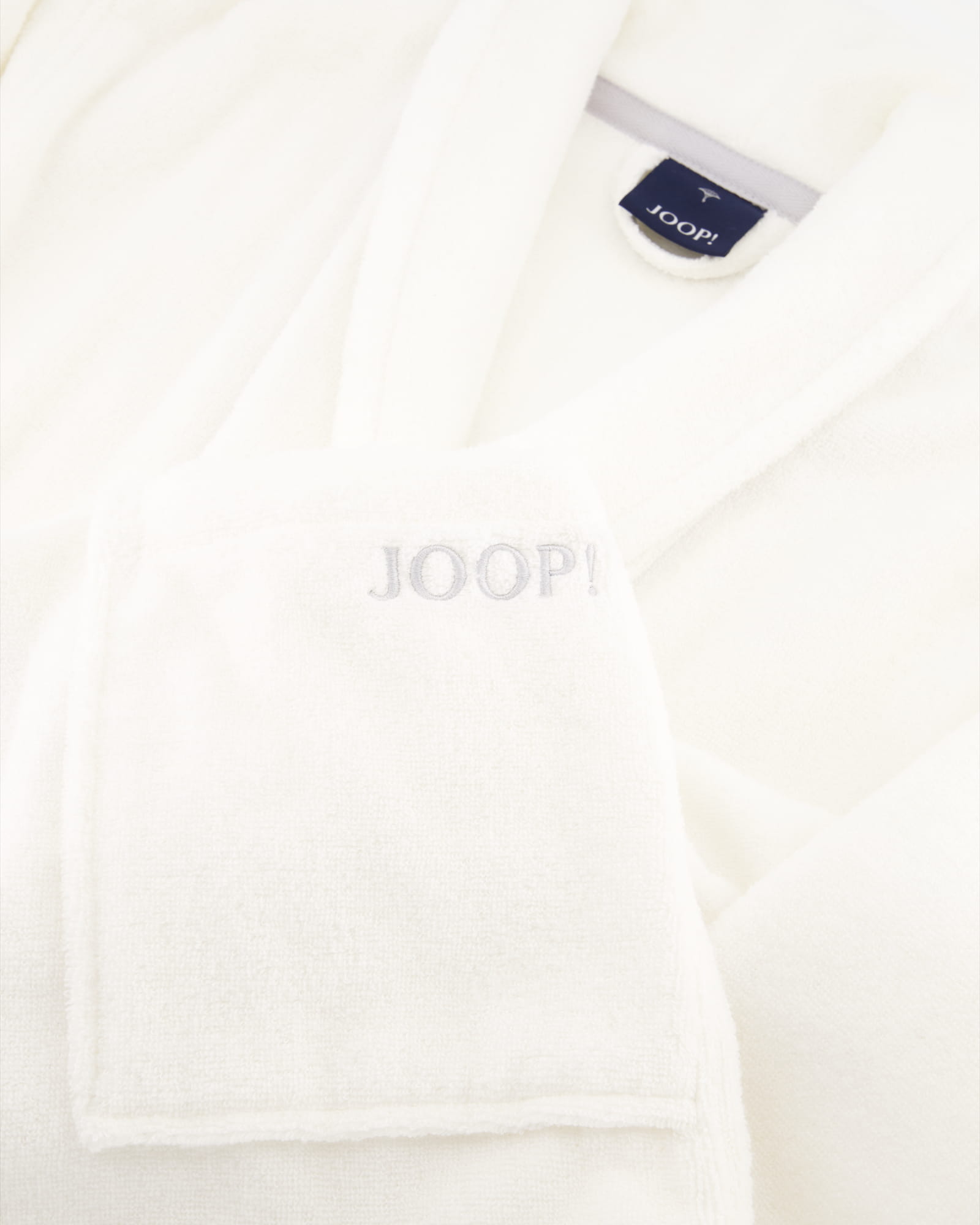 JOOP! Damen Bademantel - Schalkragen 1650 - Farbe: Weiß - 600