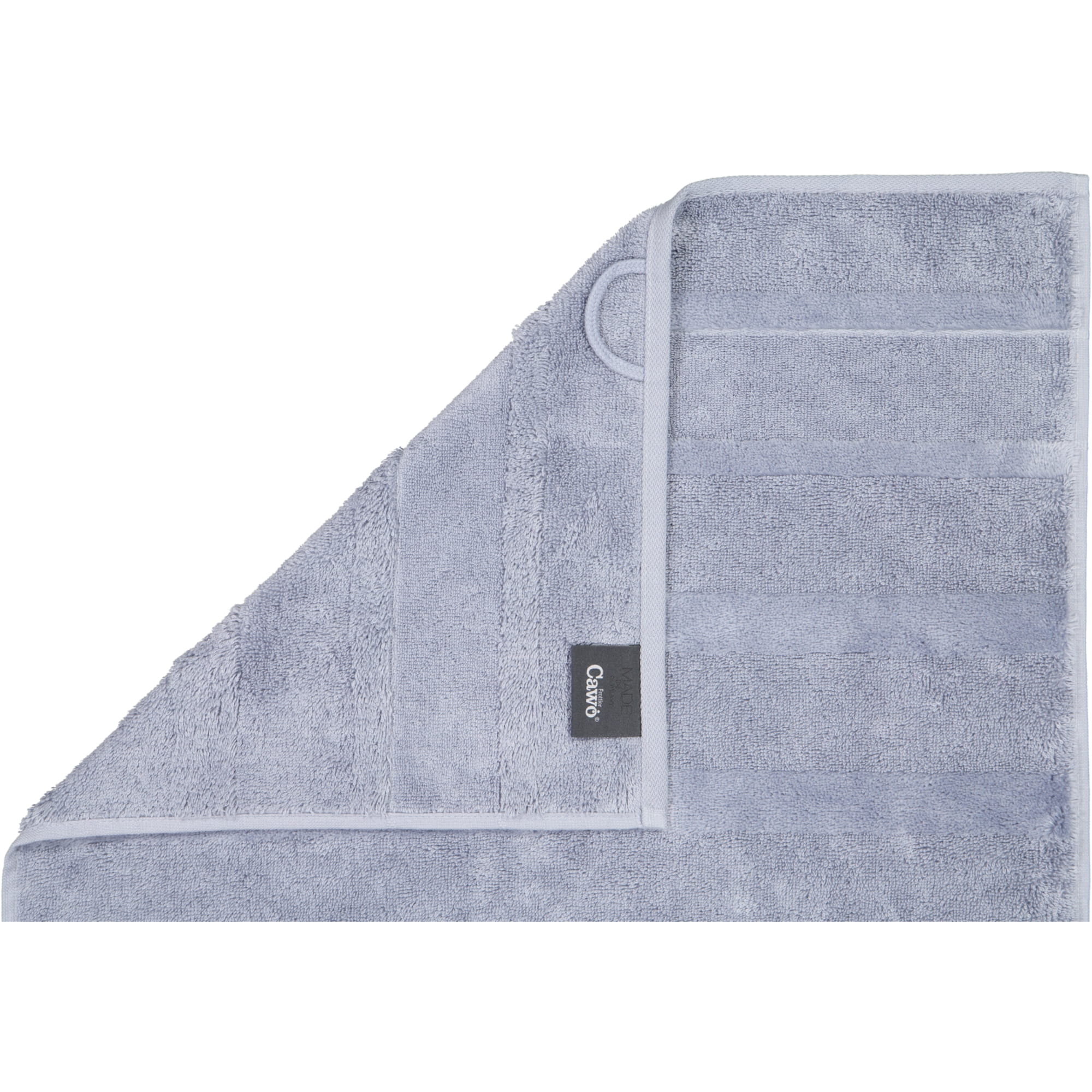 Cawö Handtücher Noblesse2 Uni 1002 nordic blue - 187 - Seiflappen 30x30 cm