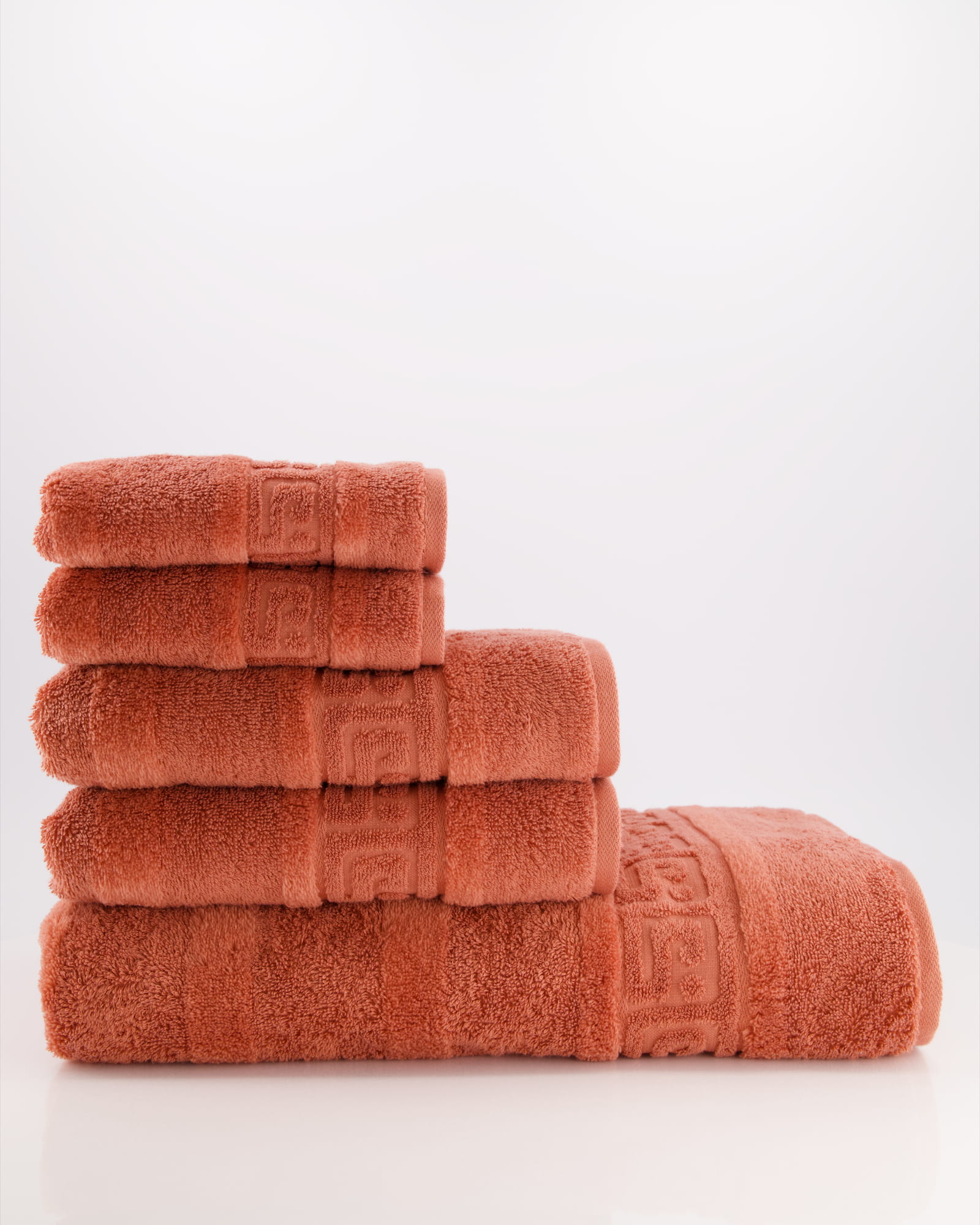 Cawö Handtücher Noblesse Uni 1001 brick - 387 - Handtuch 50x100 cm