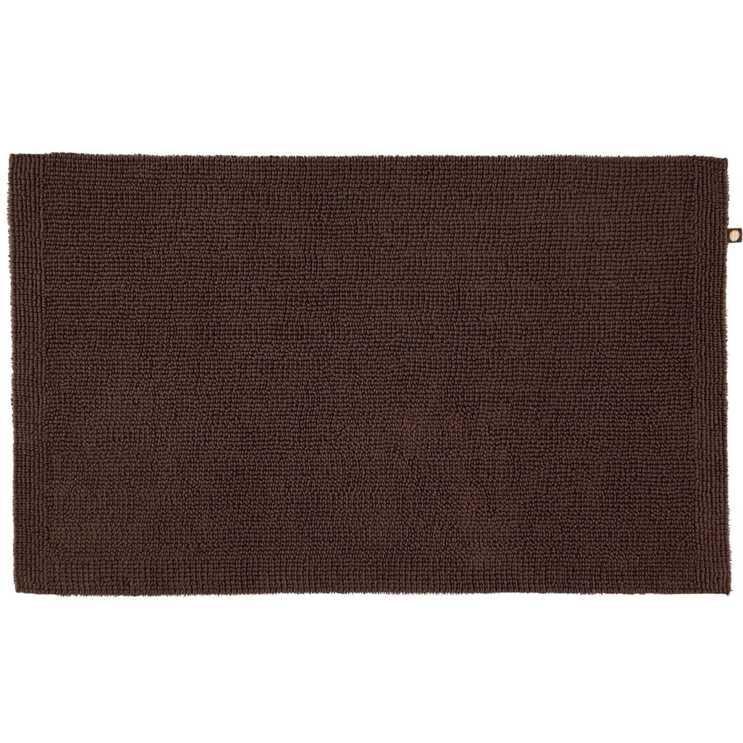 Rhomtuft - Badteppich Pur - Farbe: mocca - 406 - 60x100 cm