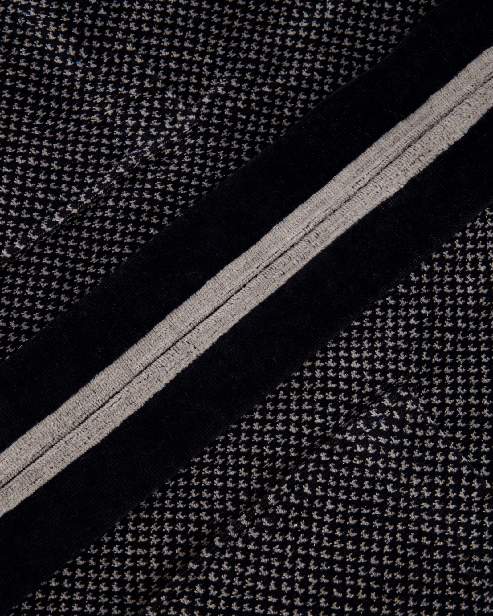 Cawö - Herren Bademantel Kimono 4839 - Farbe: silber/schwarz - 79 - XL