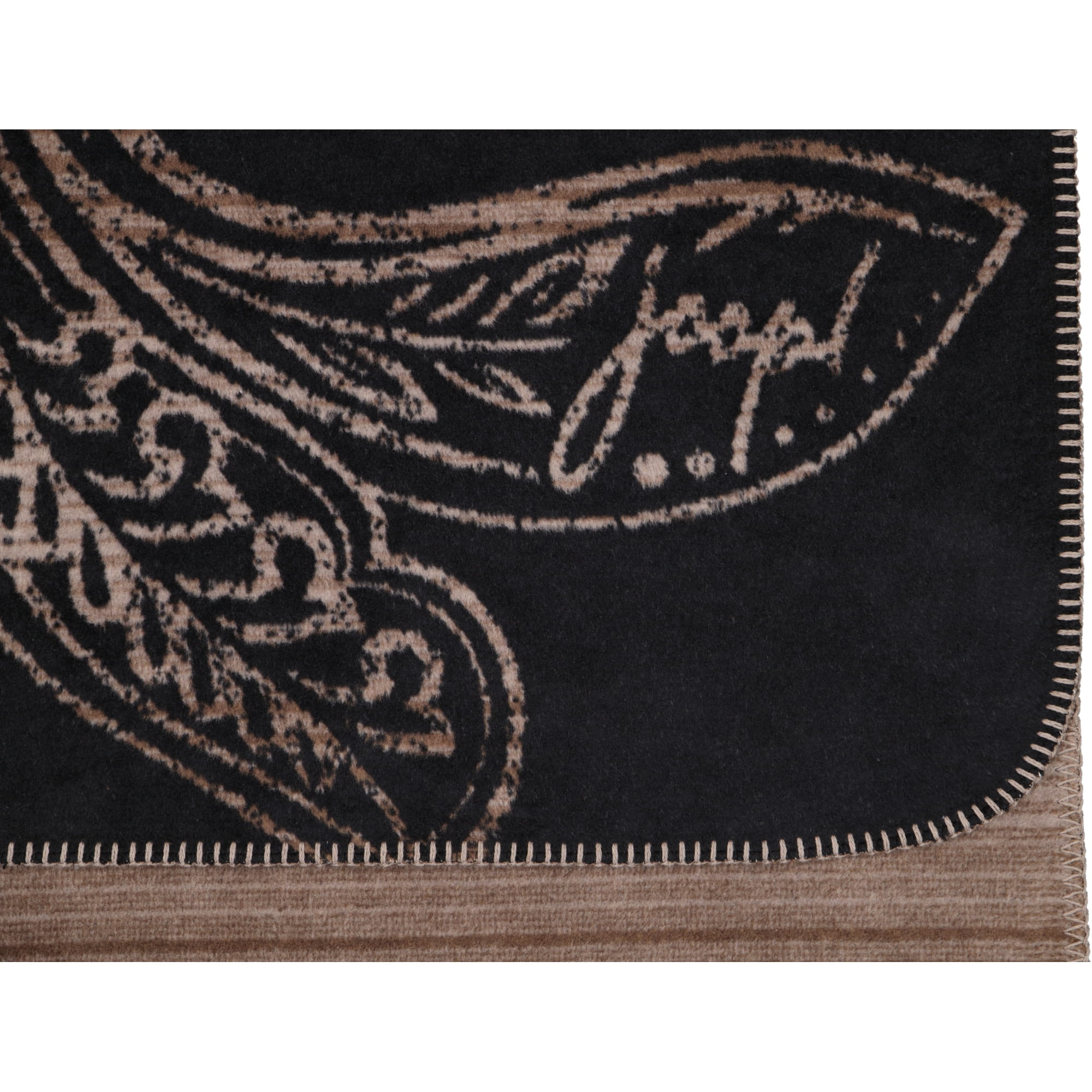 JOOP! Wohndecken Paisley Schwarz - 150x200 cm