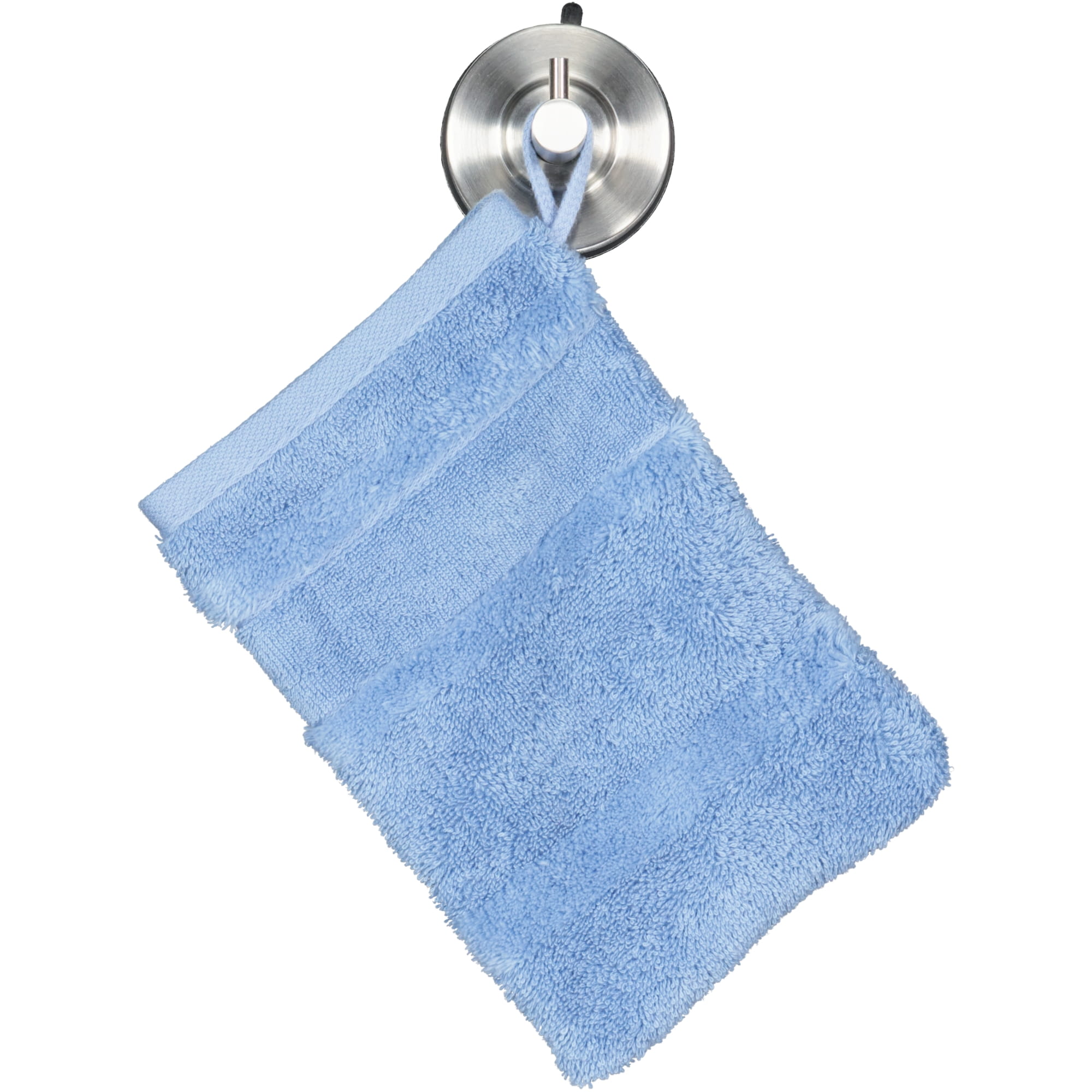 Cawö - Noblesse2 1002 - Farbe: sky - 138 - Waschhandschuh 16x22 cm