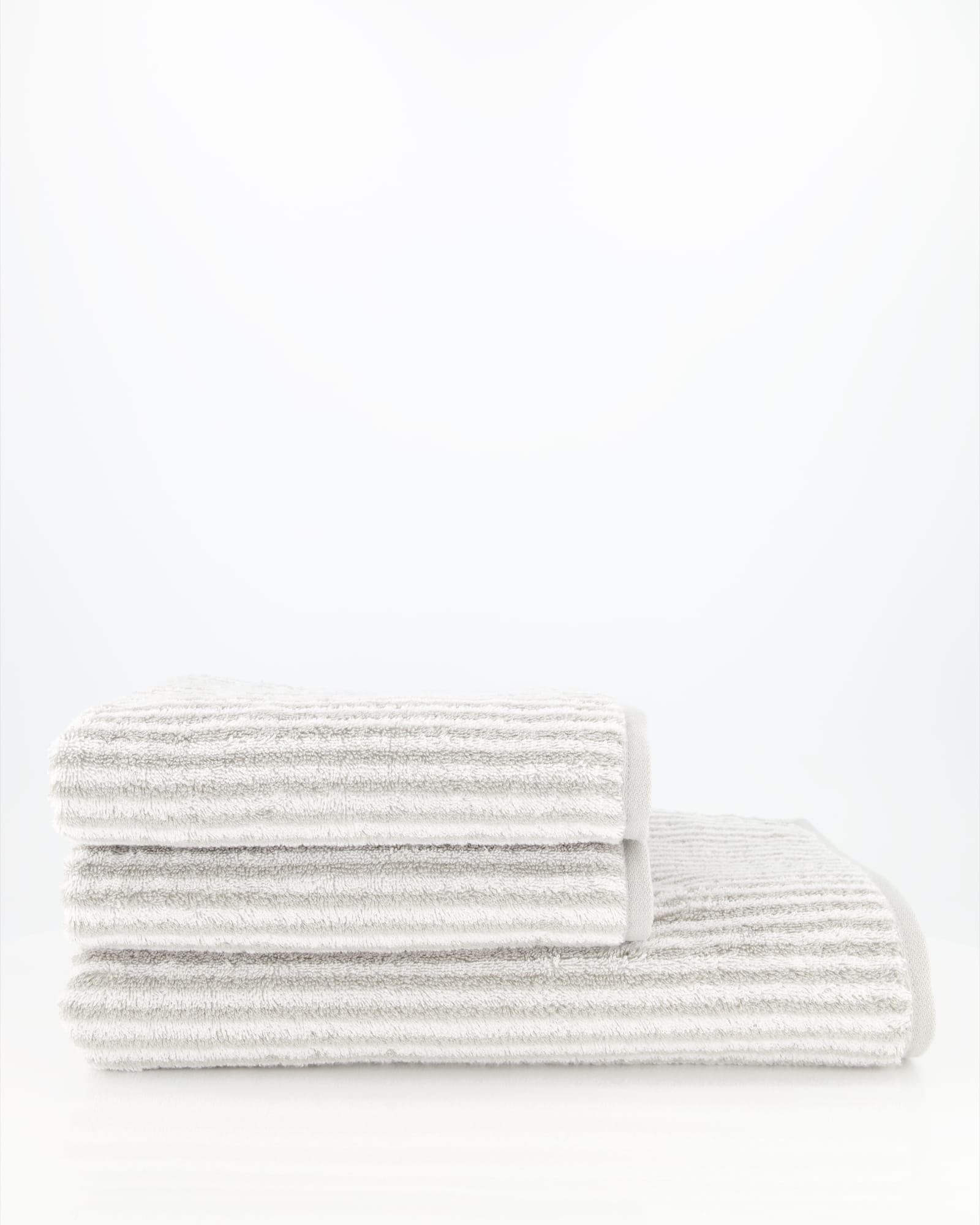 Cawö Handtücher Two-Tone Stripes 480 platin - 76