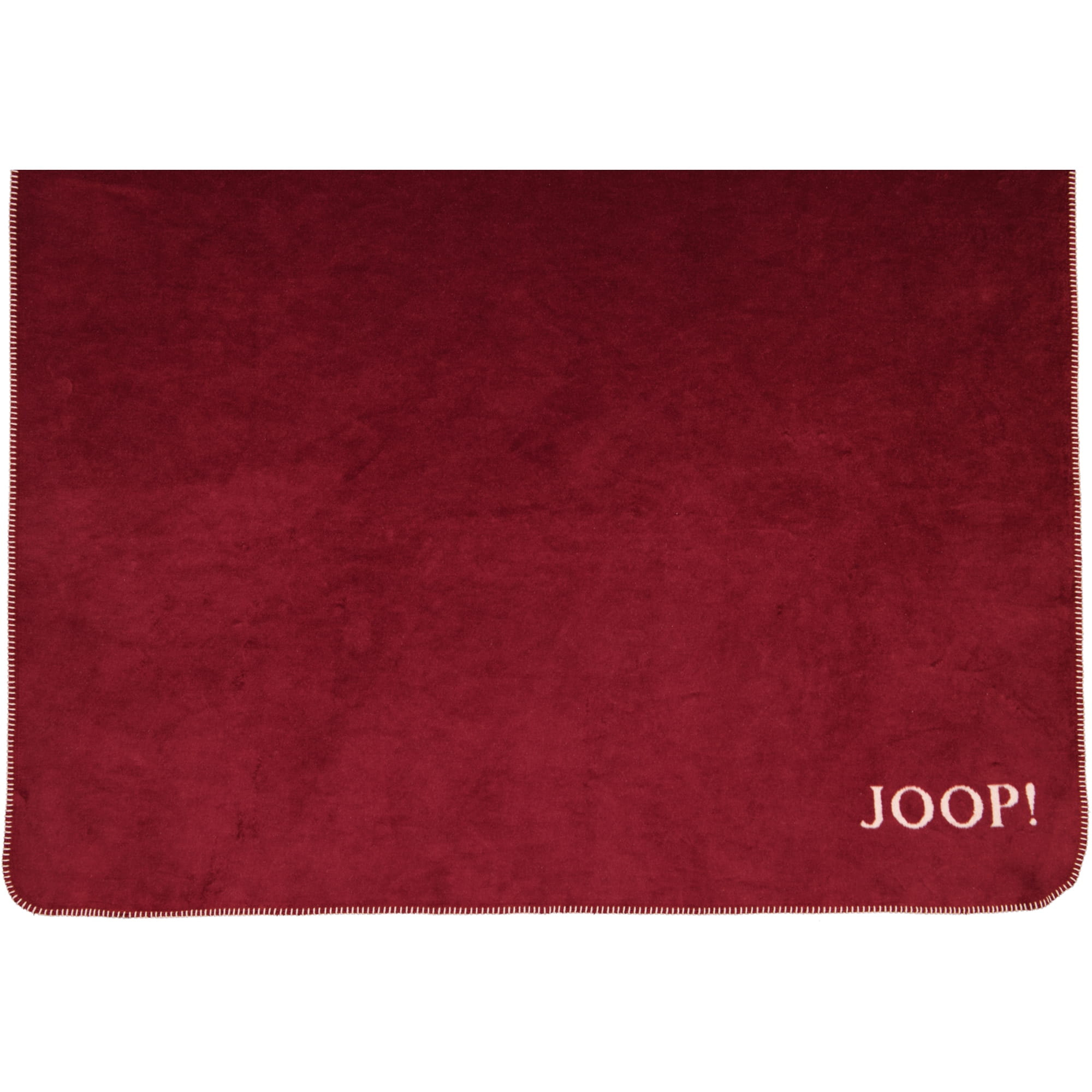 JOOP! Wohndecken Uni-Doubleface Rouge - 150x200 cm