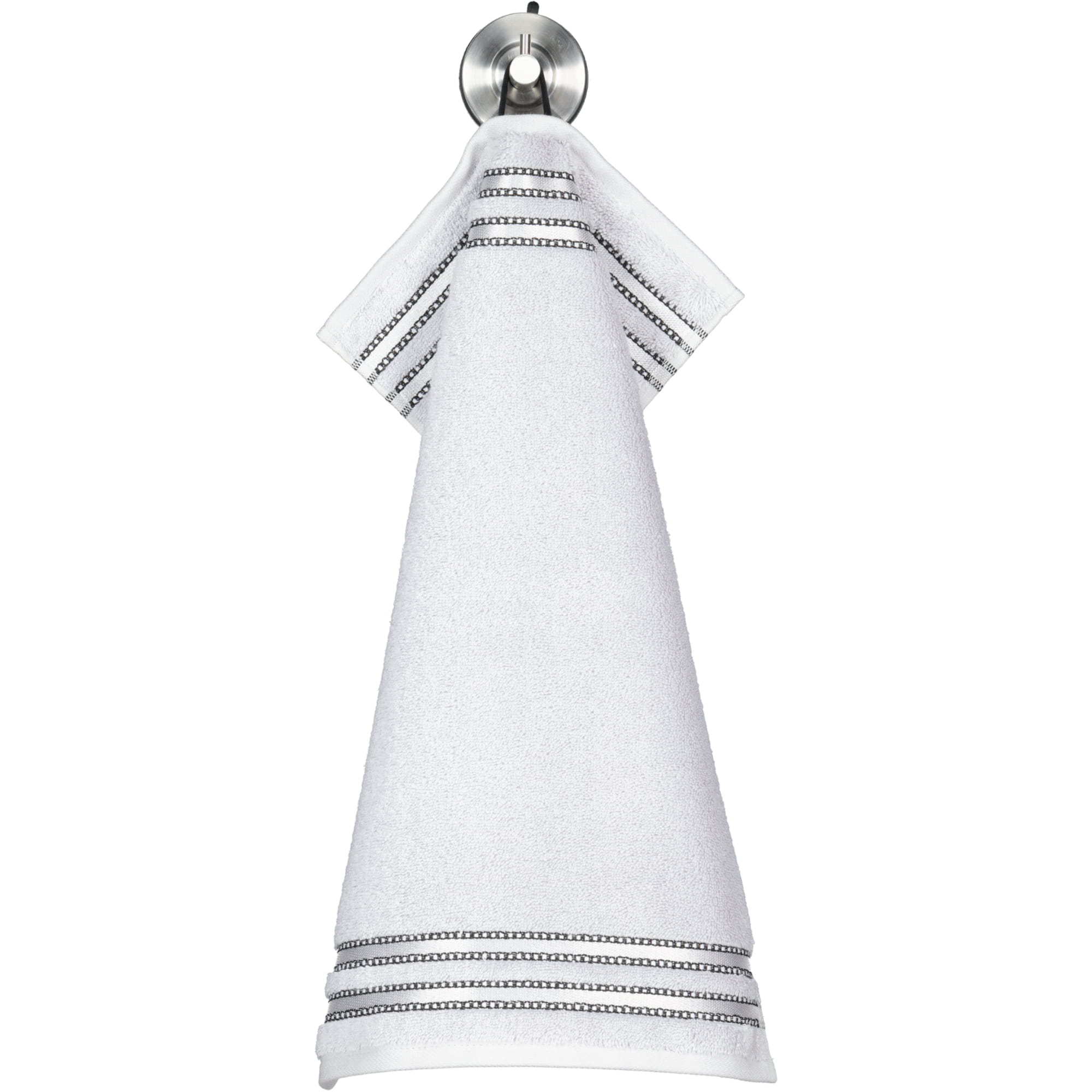 Vossen Handtücher Cult de Luxe light grey - 7210 - Gästetuch 30x50 cm