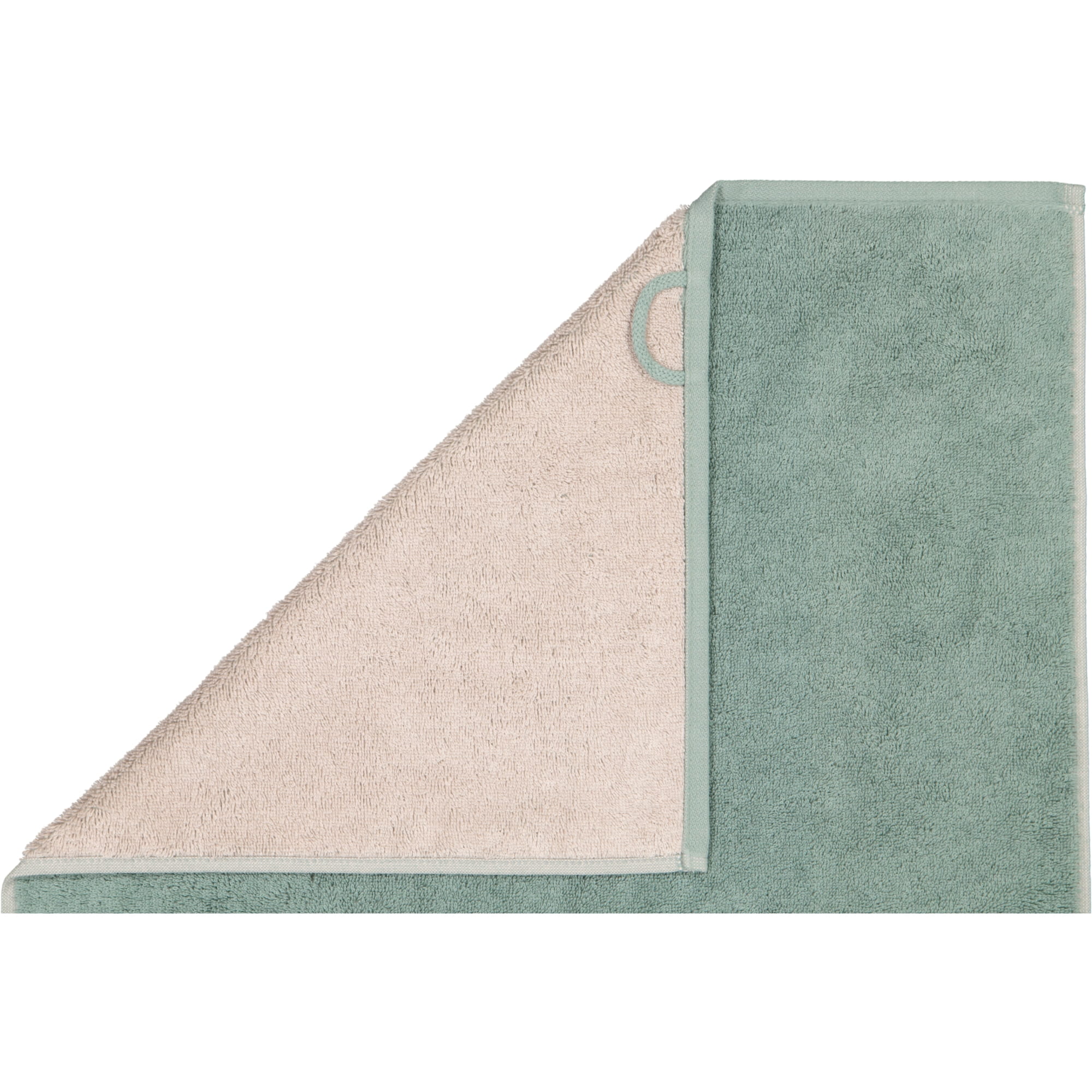 JOOP! Handtücher Classic Doubleface 1600 Pinie - 43 - Waschhandschuh 16x22 cm