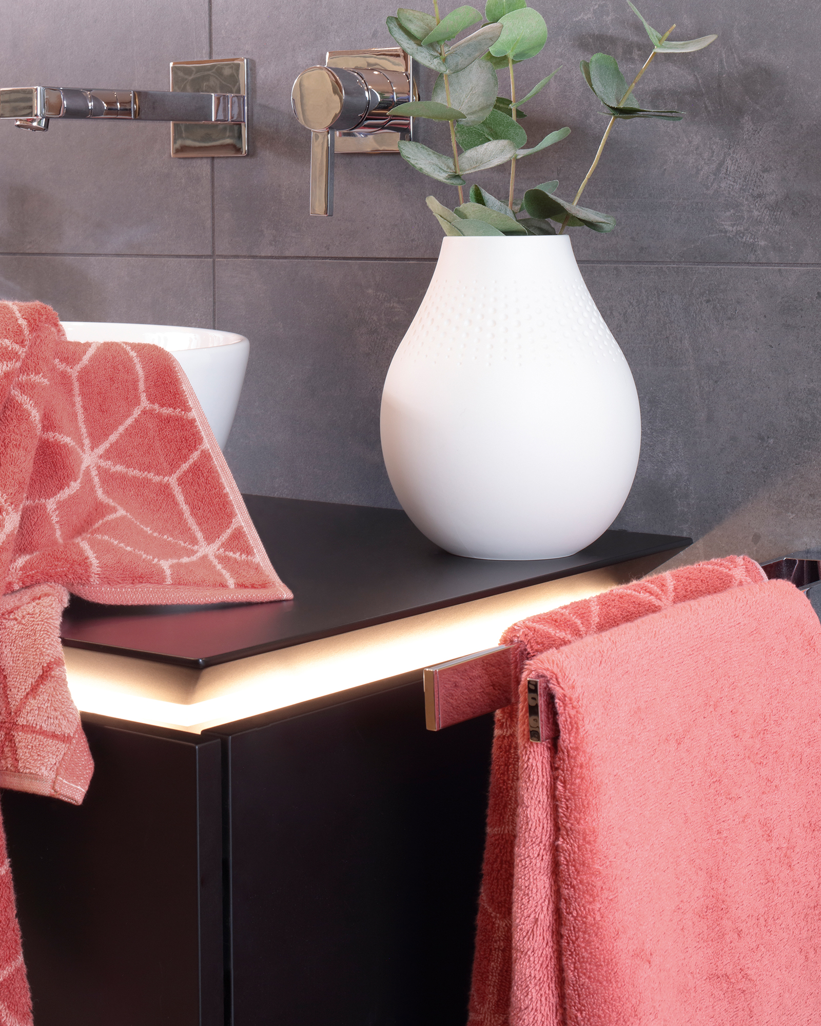 Villeroy & Boch Handtücher Coordinates Carré 2557 coral - 22