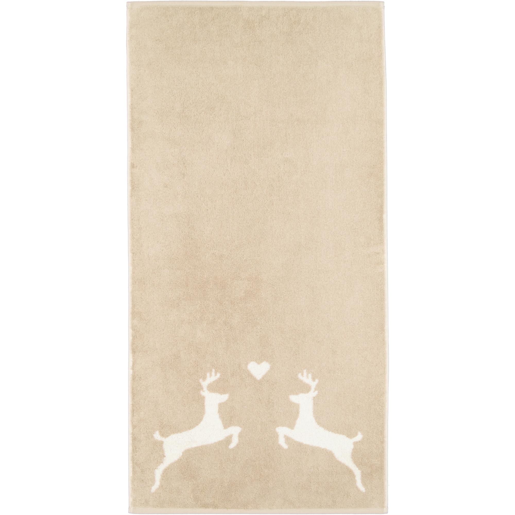 Cawö Handtücher Alpenchic Edition Hirsche 6228 natur - 33 - Handtuch 50x100 cm