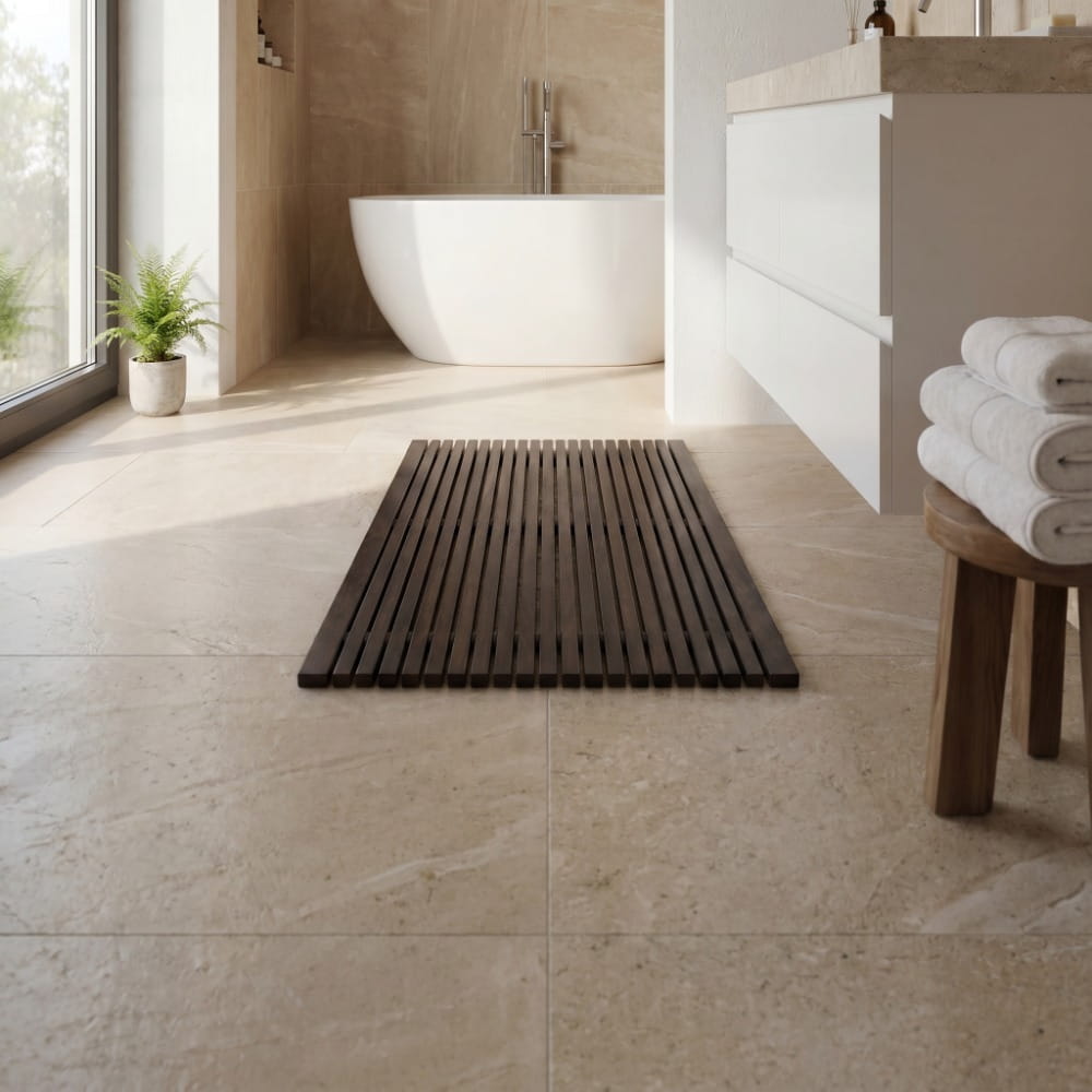 Badematte Holz
