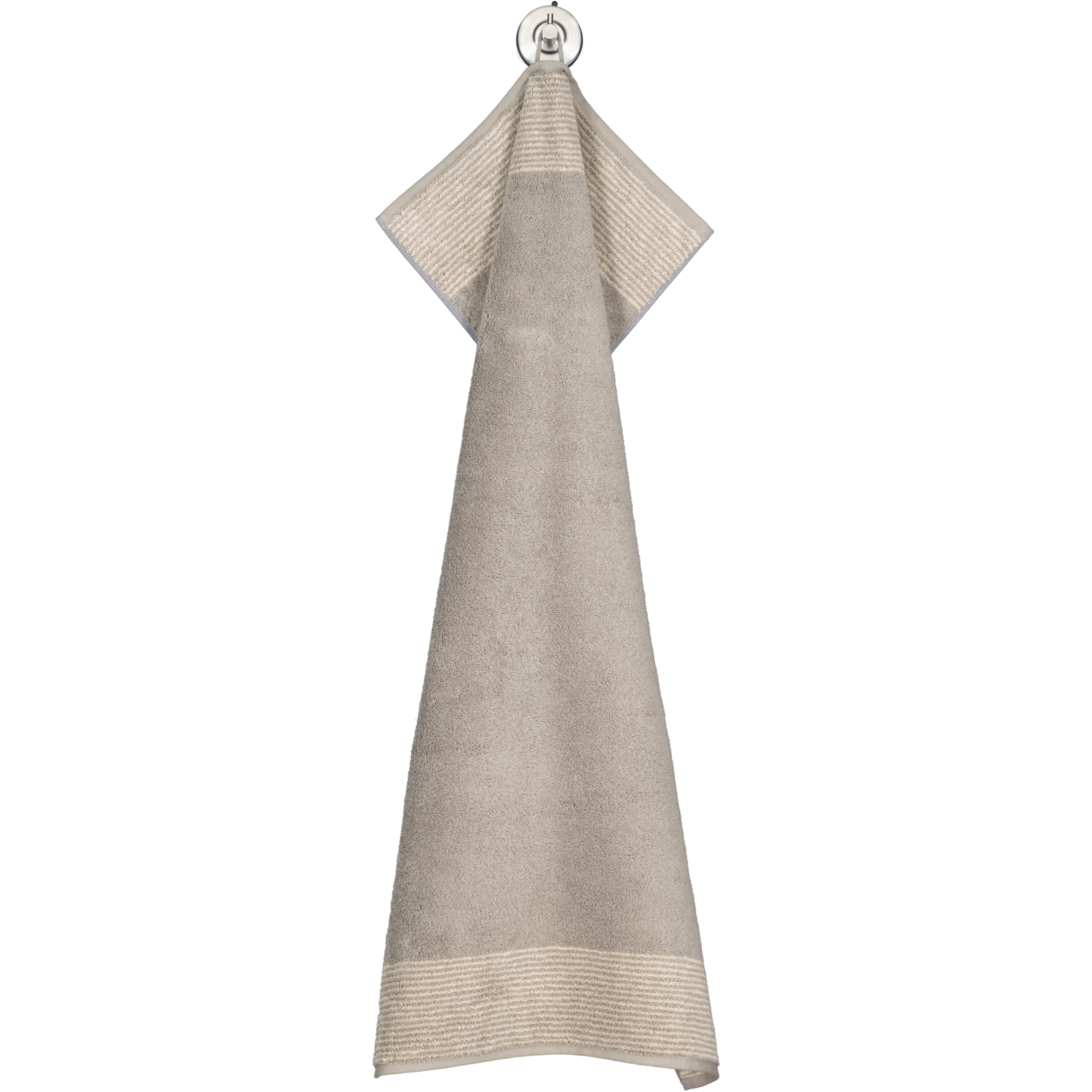 Cawö - Luxury Home Two-Tone 590 - Farbe: graphit - 70 - Handtuch 50x100 cm