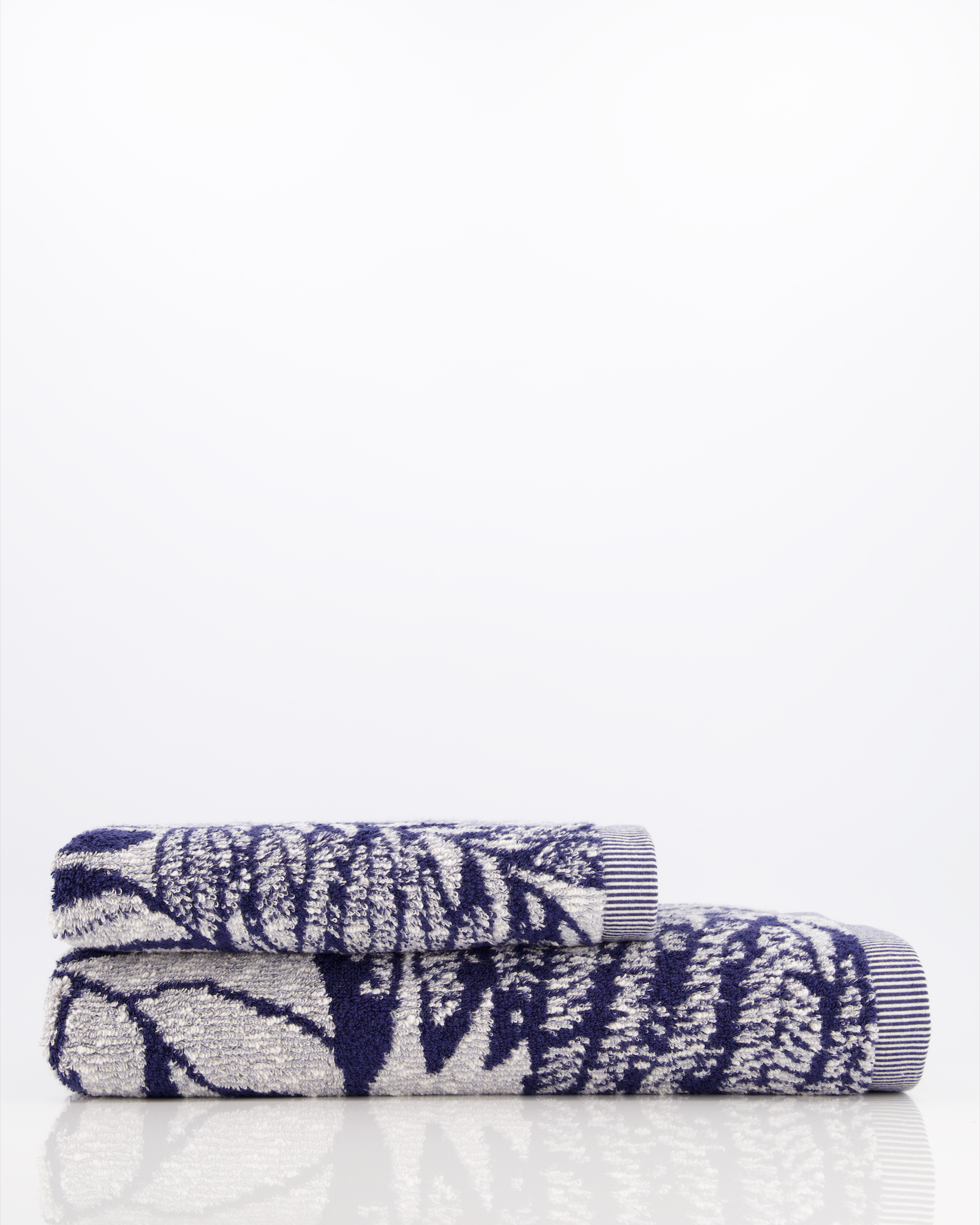 Möve Handtücher Brooklyn Botanic nature/deep sea - 042 - Handtuch 50x100 cm