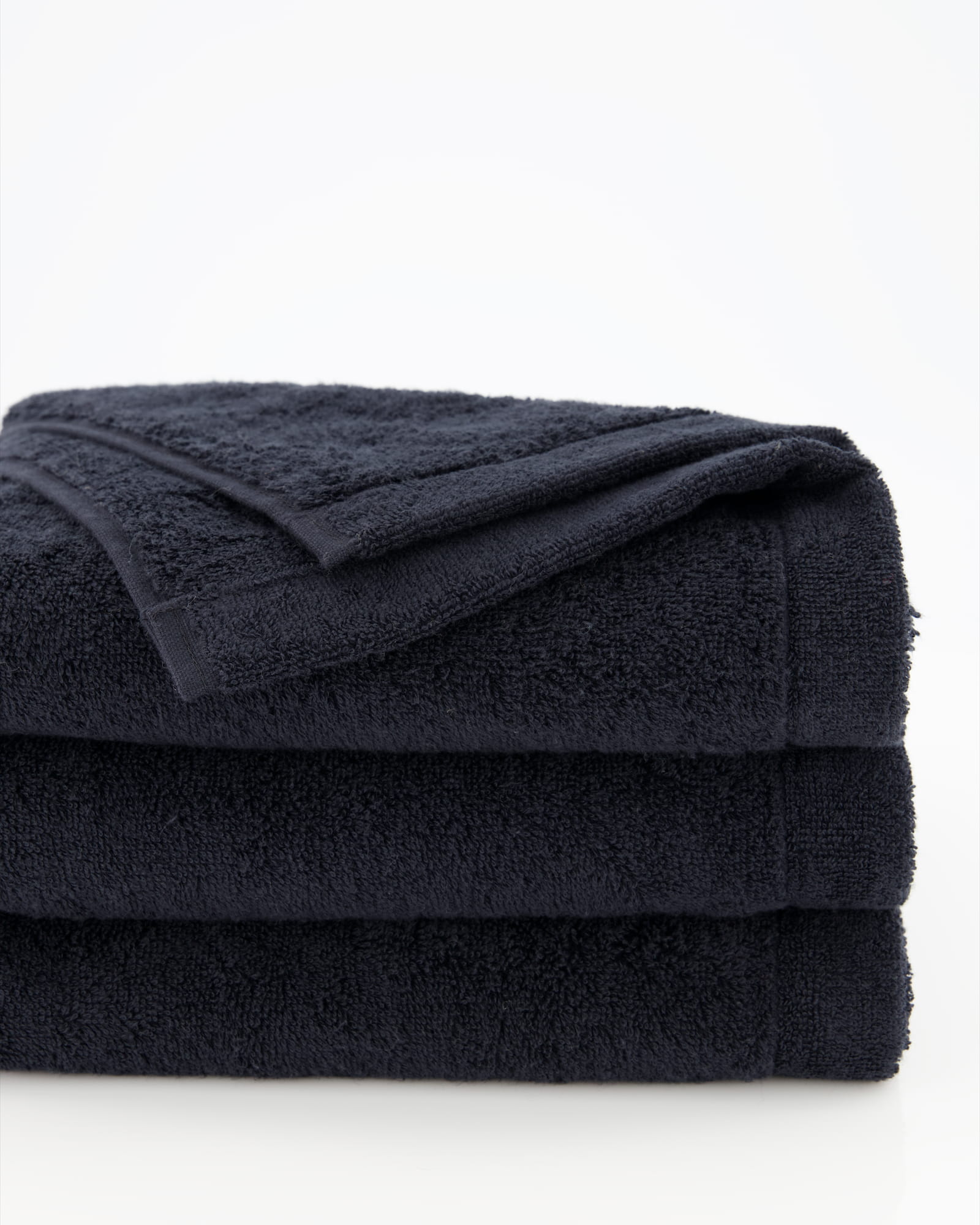 Cawö Handtücher Lifestyle Uni 7007 schwarz - 906 - Waschhandschuh 16x22 cm