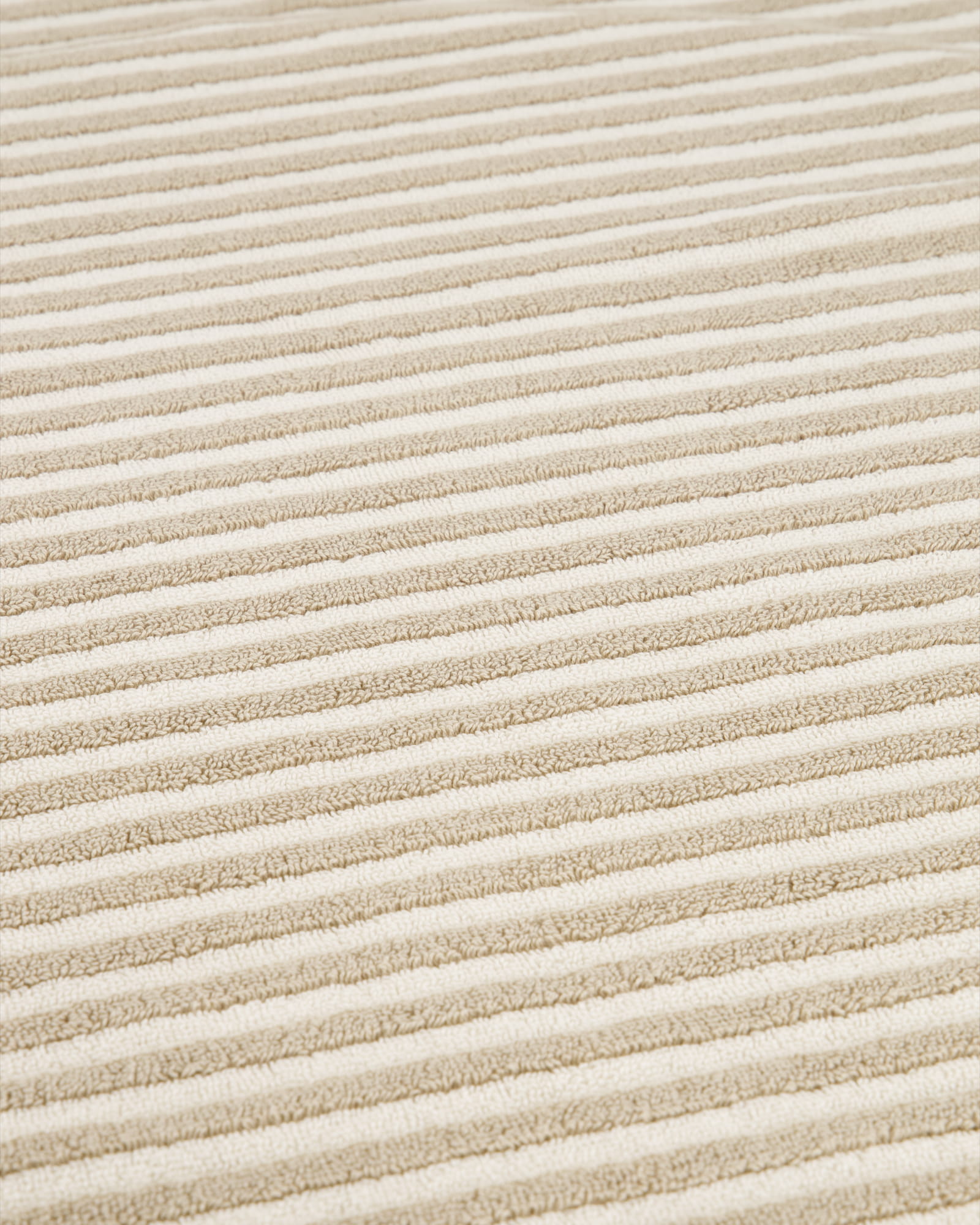 Cawö Badematten Two-Tone Stripes 480 sand - 33 - 50x80 cm