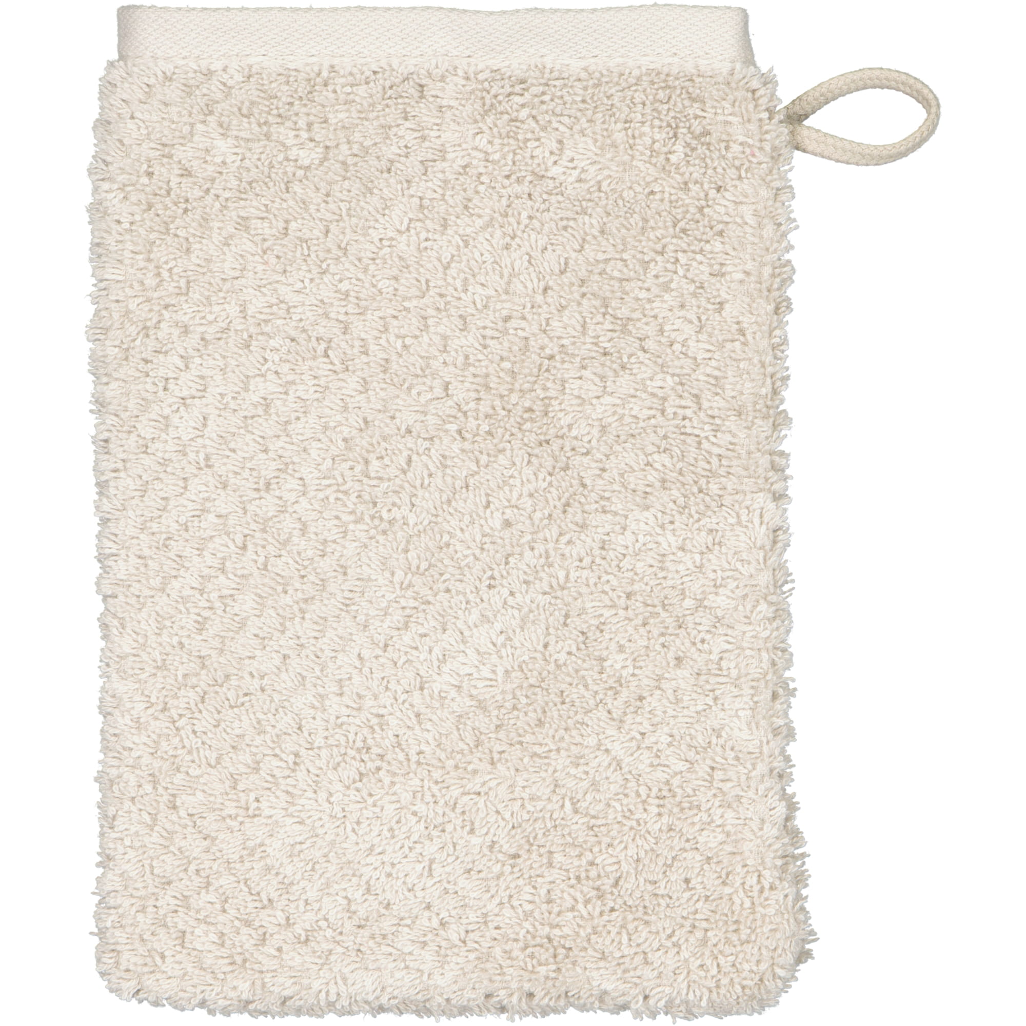 Cawö Handtücher Pure 6500 - Farbe: kreide - 730 - Waschhandschuh 16x22 cm