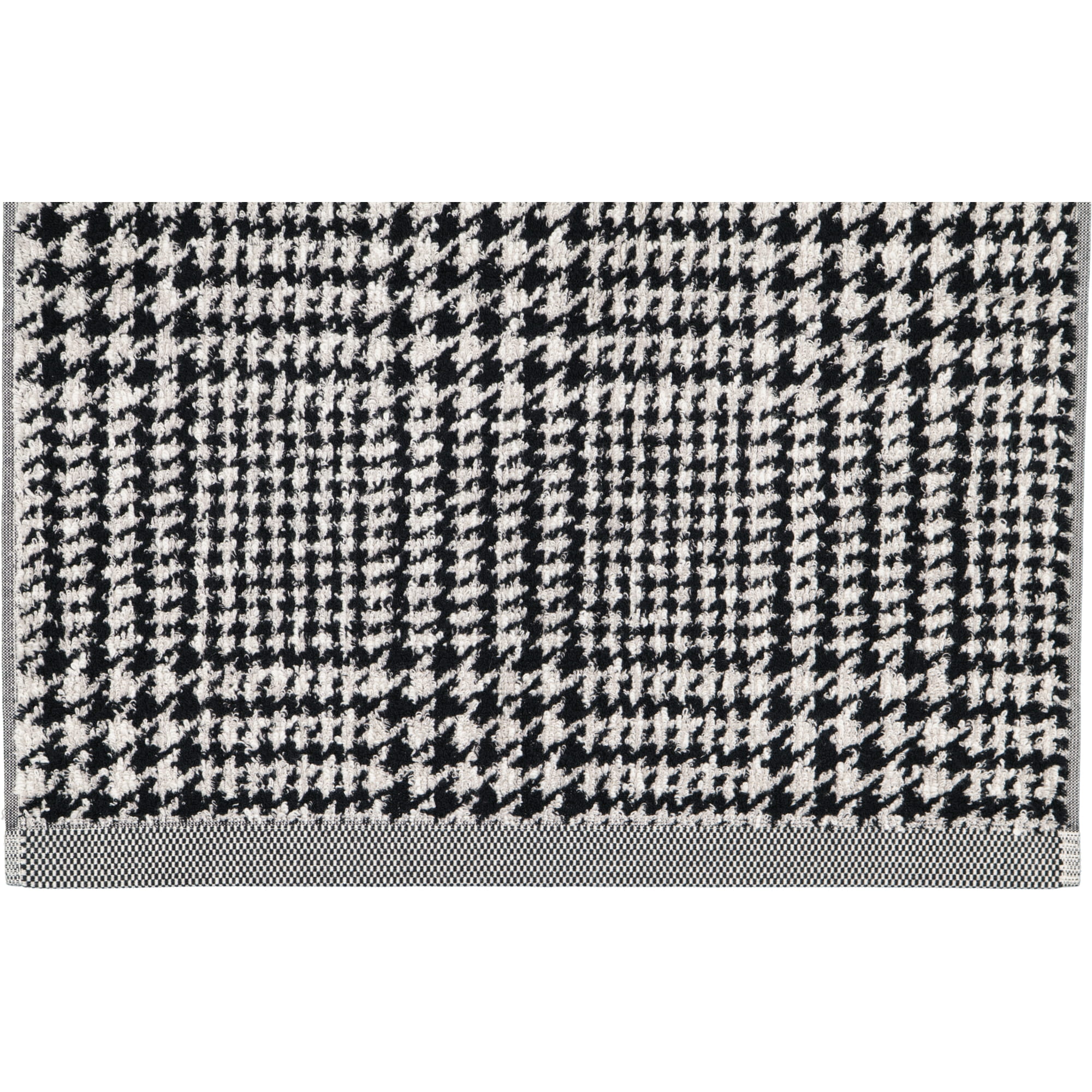 Möve - Brooklyn Glencheck - Farbe:  nature/black - 081 (1-0569/8970) - Duschtuch 80x150 cm