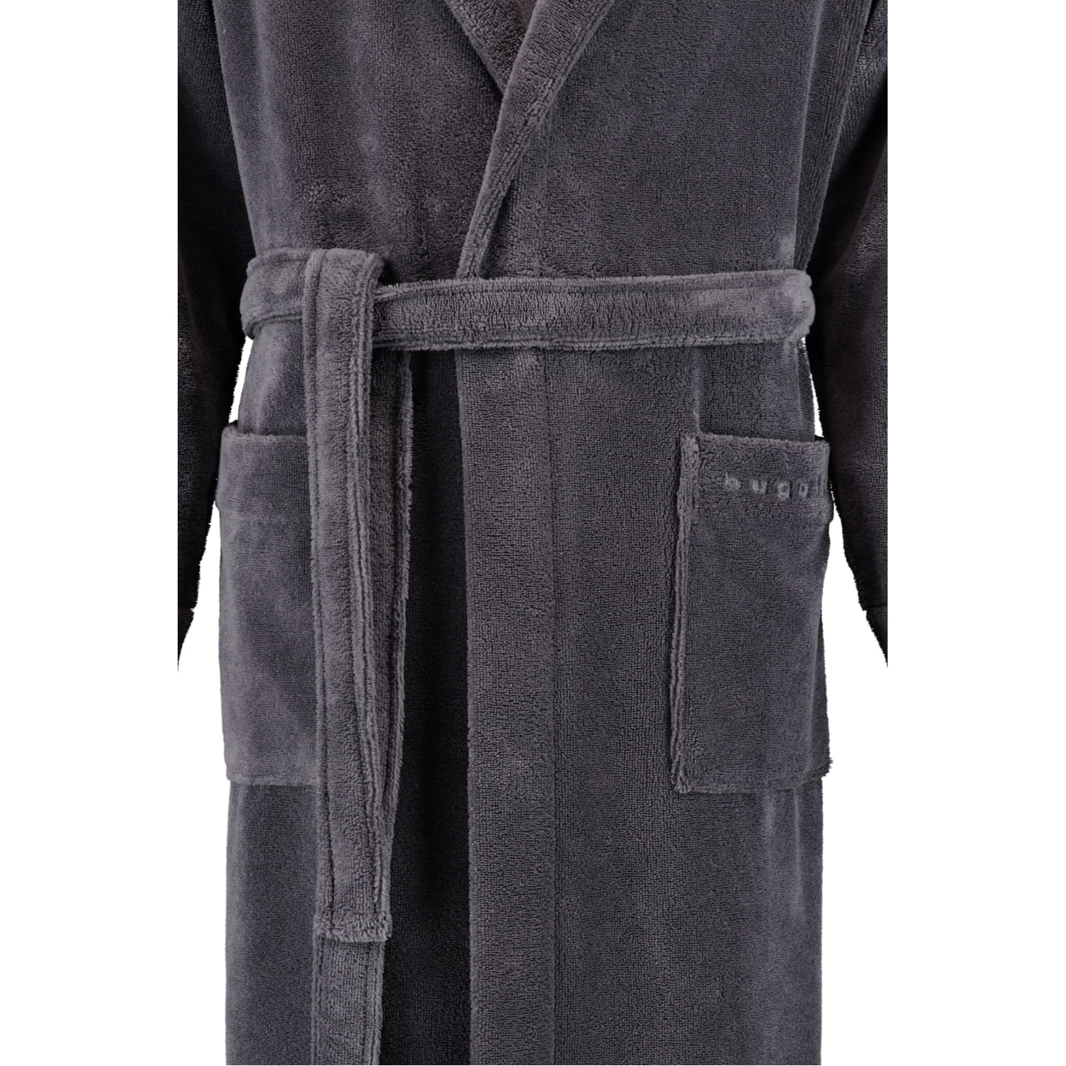 bugatti Herren Bademantel Kapuze Roberto - Farbe: graphit - 766