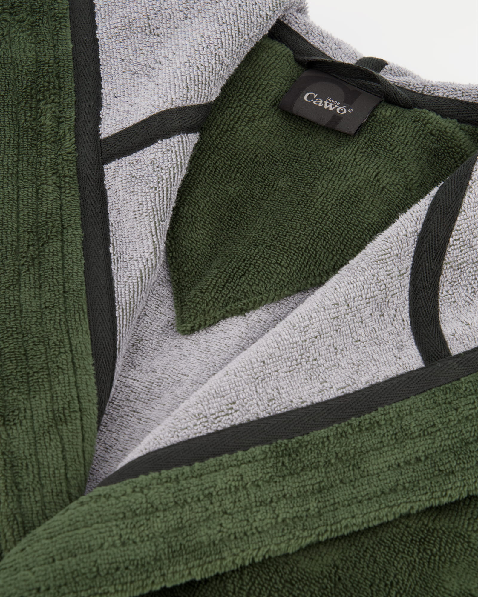 Cawö Home Herren Bademantel Kapuze 831 - Farbe: field - 47