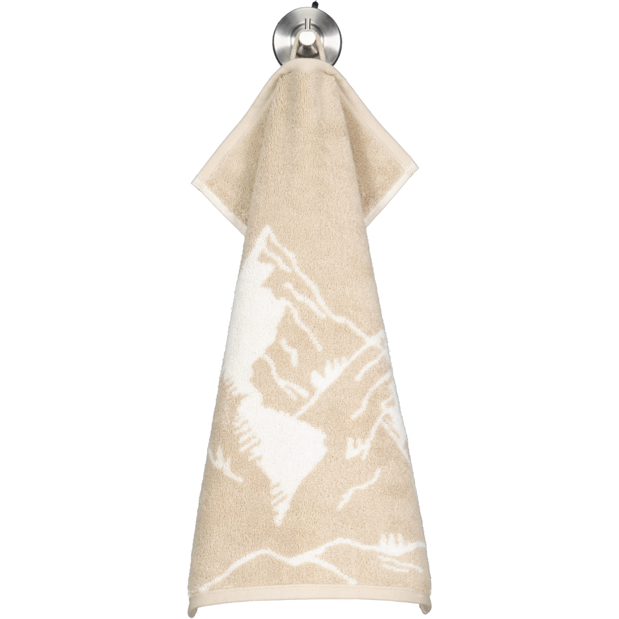 Cawö Handtücher Alpenchic Edition Berge 6269 natur - 33 - Gästetuch 30x50 cm