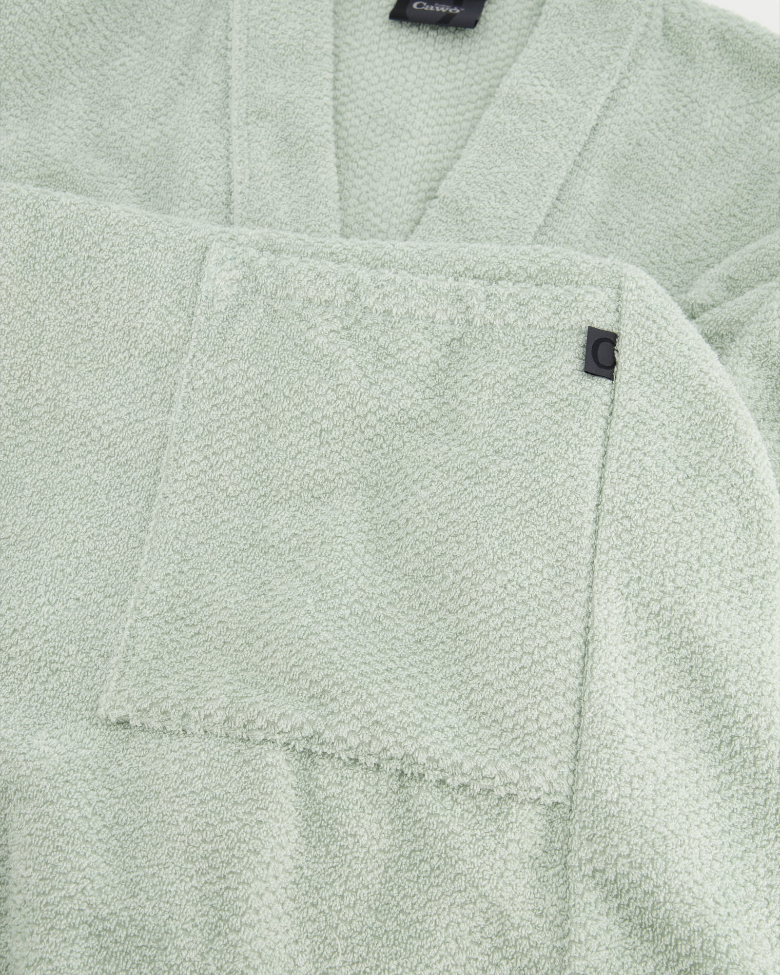 Cawö Bademäntel Damen Kimono Pure 5222 eukalyptus - 450