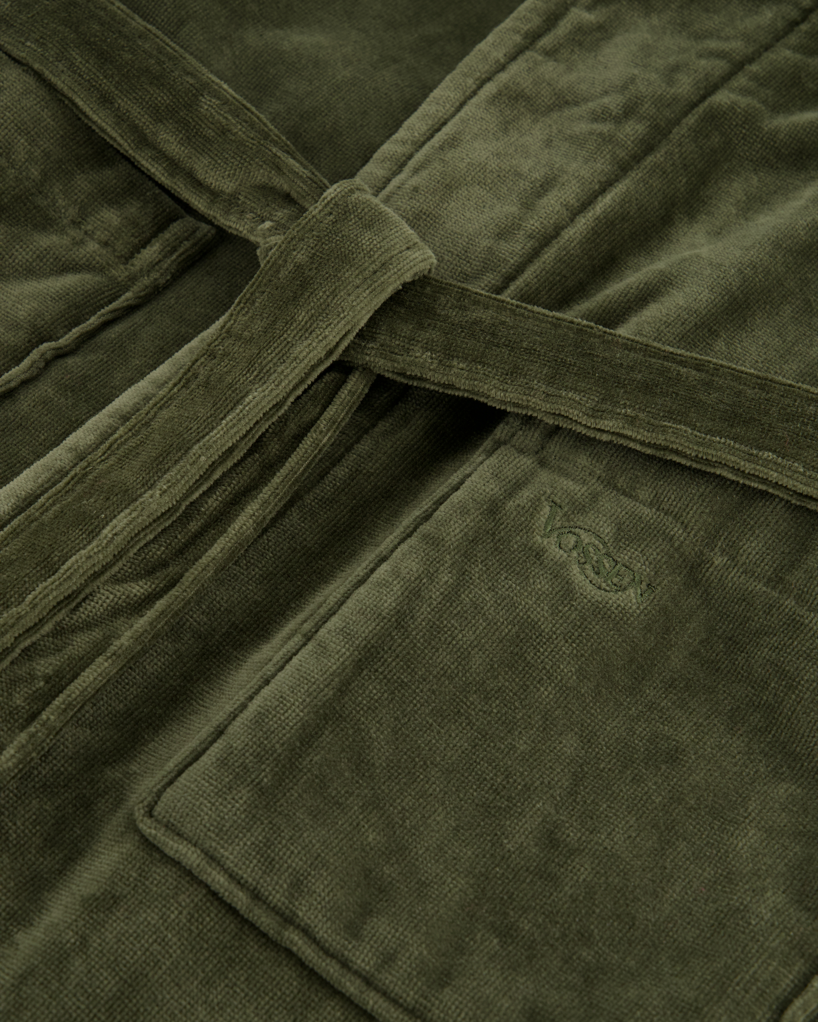 Vossen Bademäntel unisex Schalkragen Feeling-L mud green - 5830 - XXL