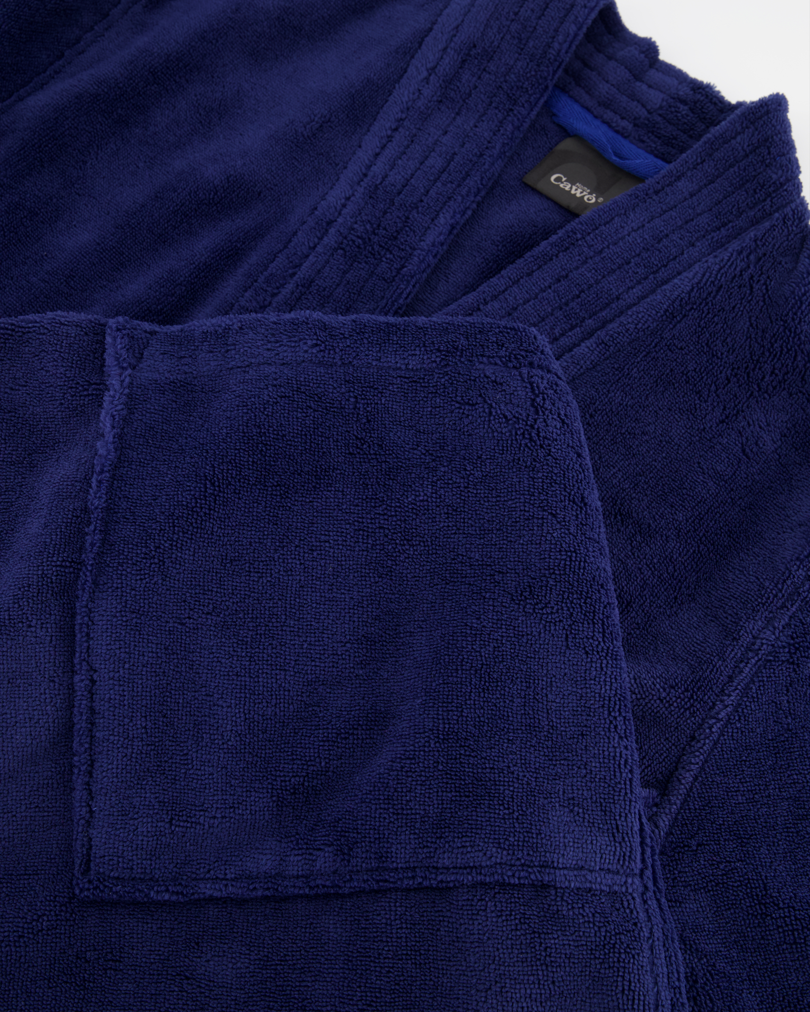 Cawö Home Herren Bademantel Kimono 800 - Farbe: nachtblau - 11