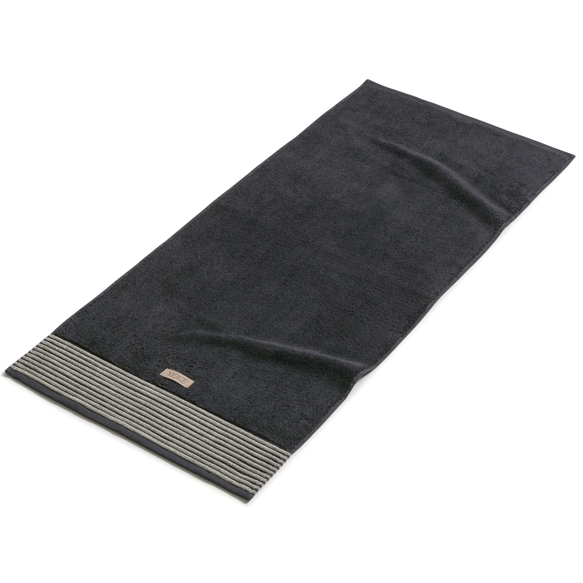 Möve Handtücher Wellness Chenille-Bordüre dark grey - 820
