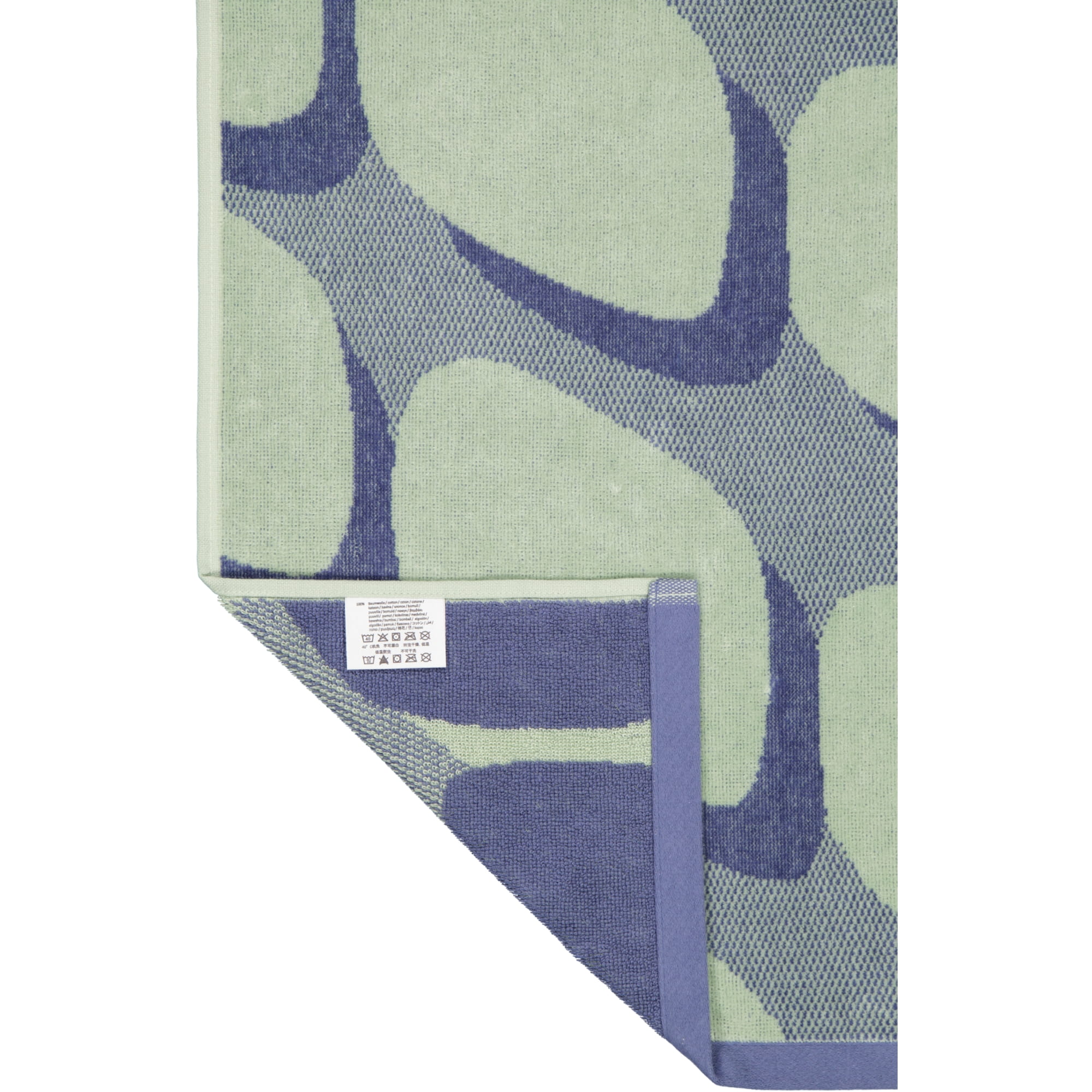 Vossen Strandtücher Shadow Play soft green - 0002 - Strandtuch 100x180 cm