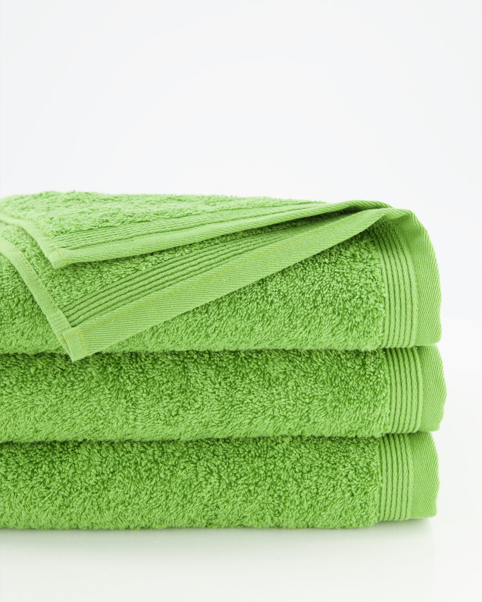 Möve - Superwuschel - Farbe: peridot - 658 (0-1725/8775) - Gästetuch 30x50 cm