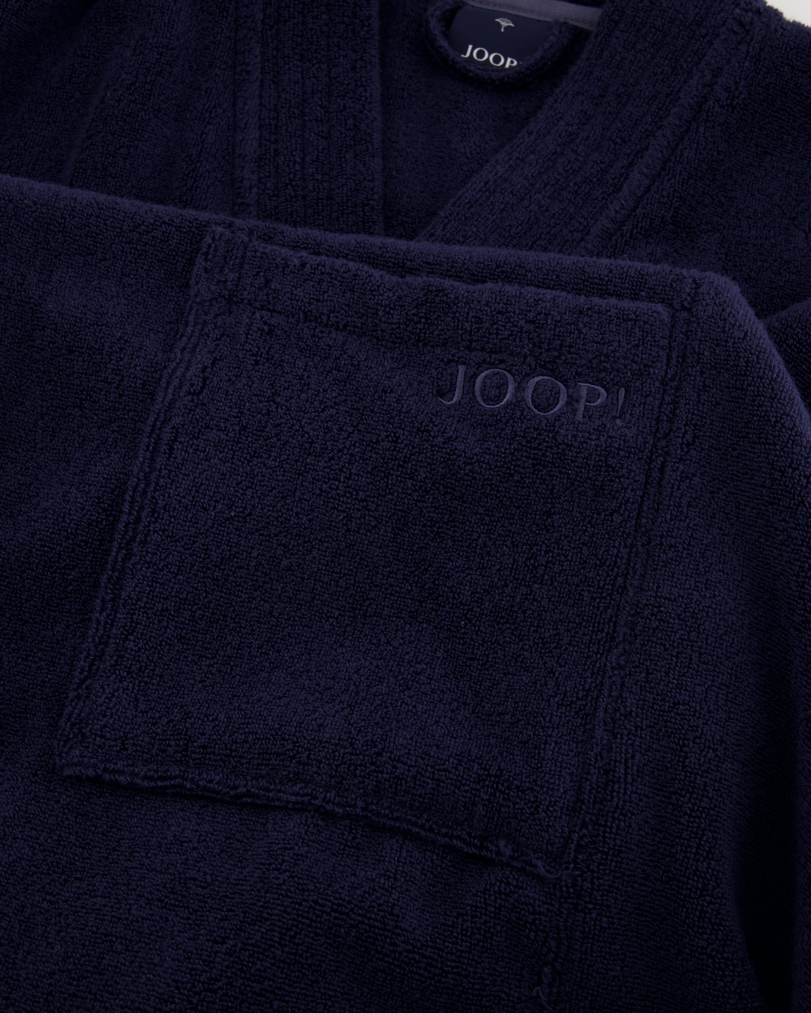 JOOP! Herren Bademantel - Kimono 1647 - Farbe: Blau - 175