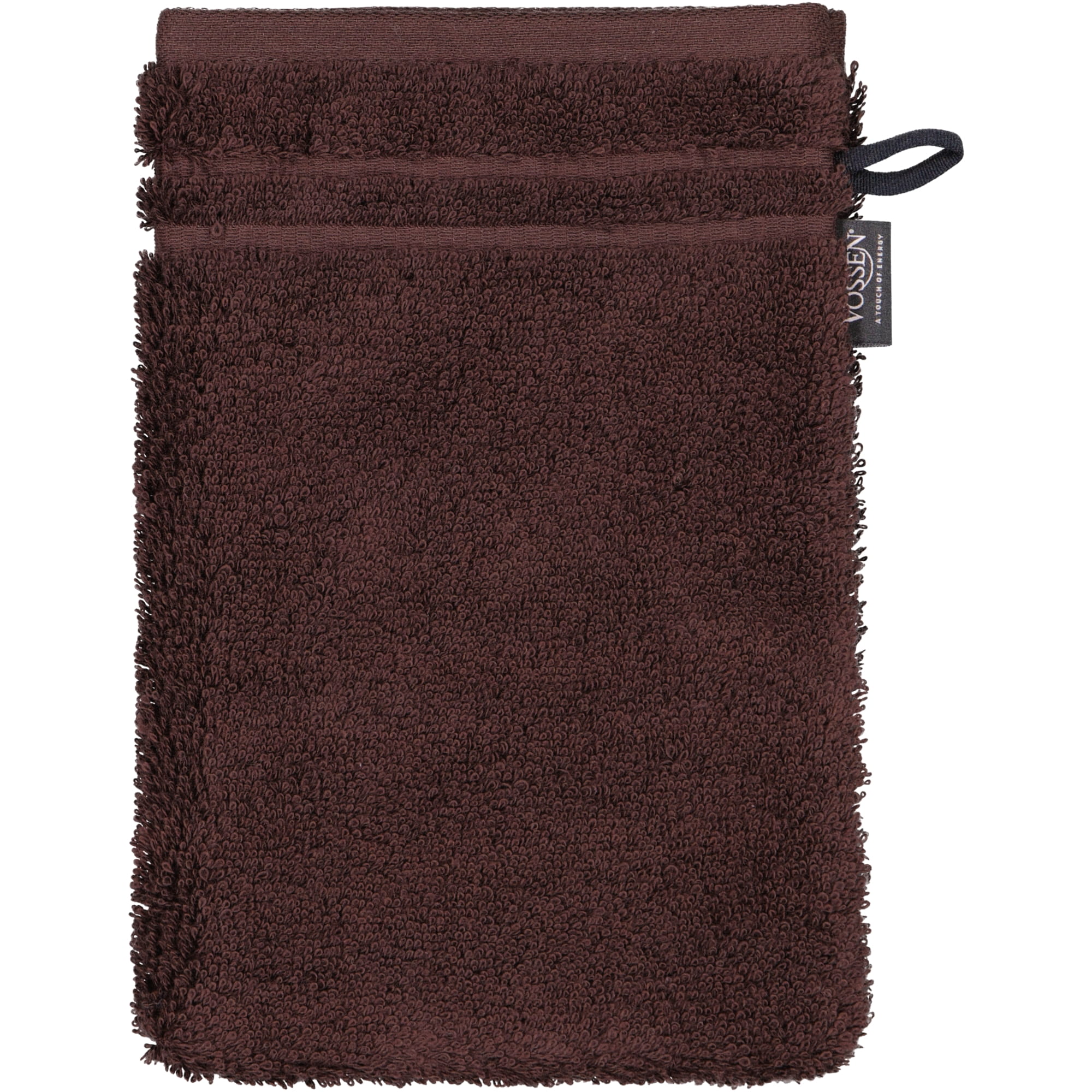 Vossen Handtücher Vienna Style Supersoft dark brown - 6930 - Waschhandschuh 16x22 cm