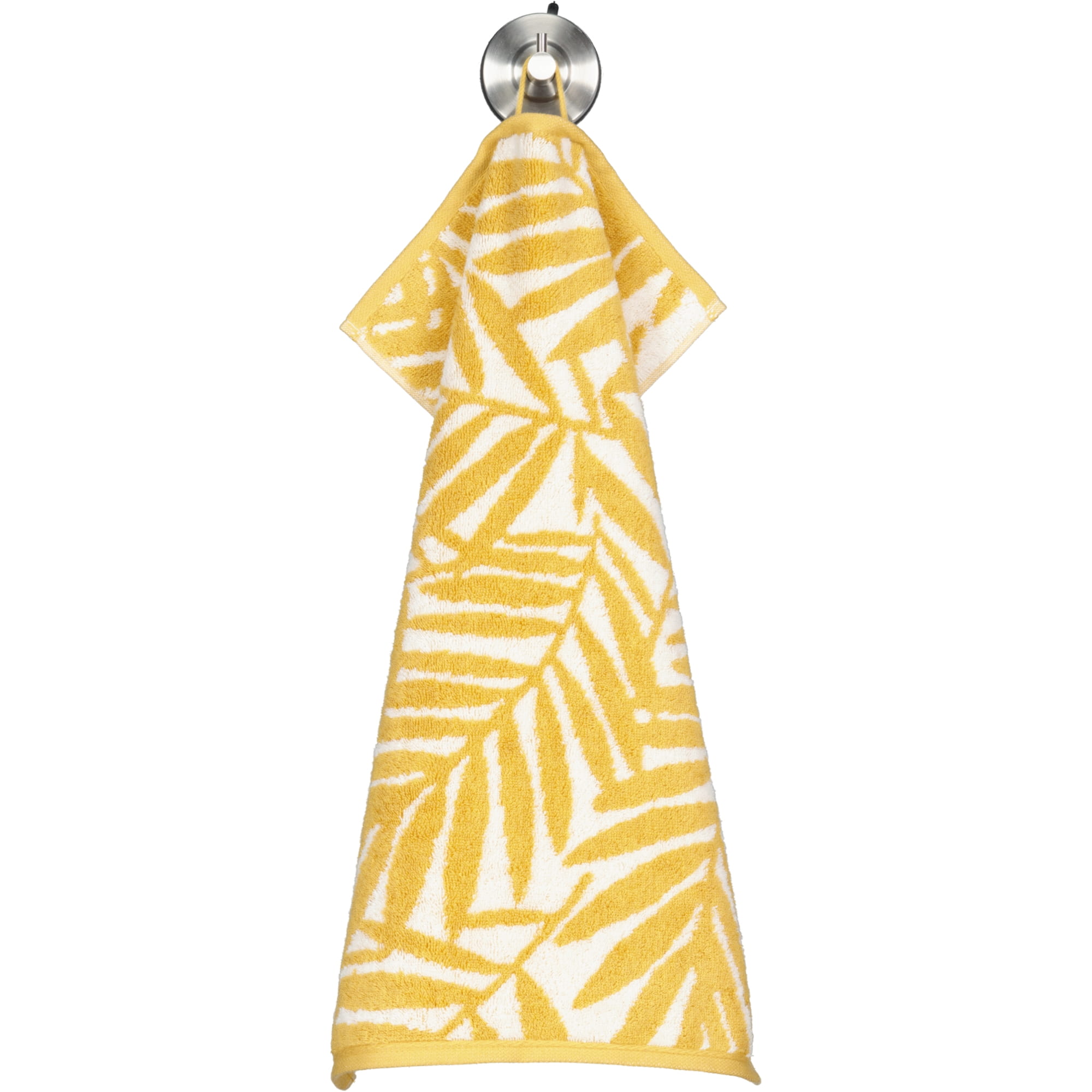 Cawö Handtücher Maison Blätter 6267 gold - 35 - Gästetuch 30x50 cm