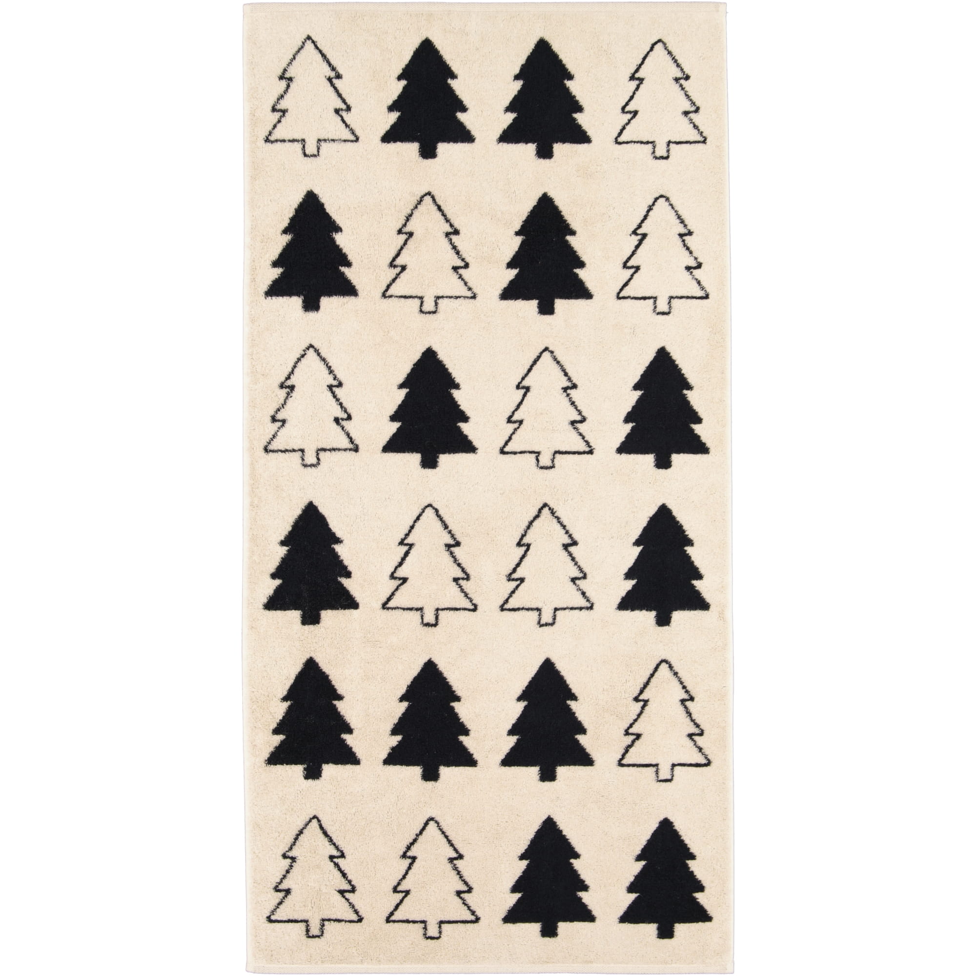 Cawö Handtücher Christmas Edition Tannenbäume 794 natur-schwarz - 39
