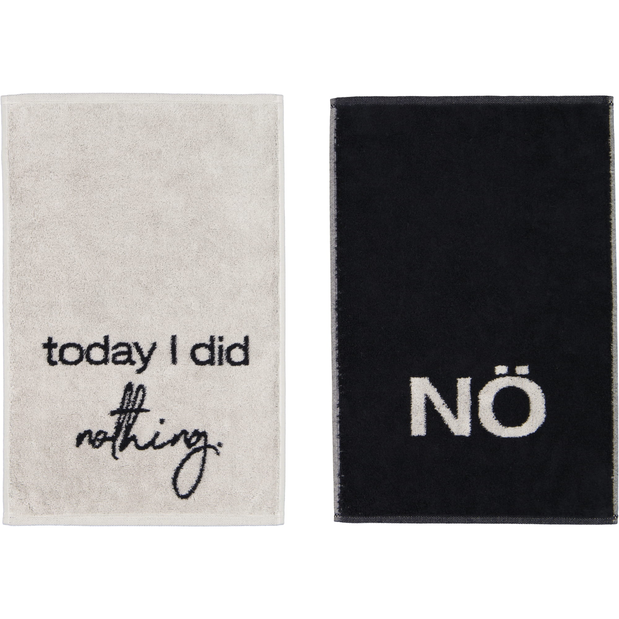 Cawö Gästetücher Postcard Towels Edition 100 today I did nothing - 04 - Gästetuch 30x50 cm