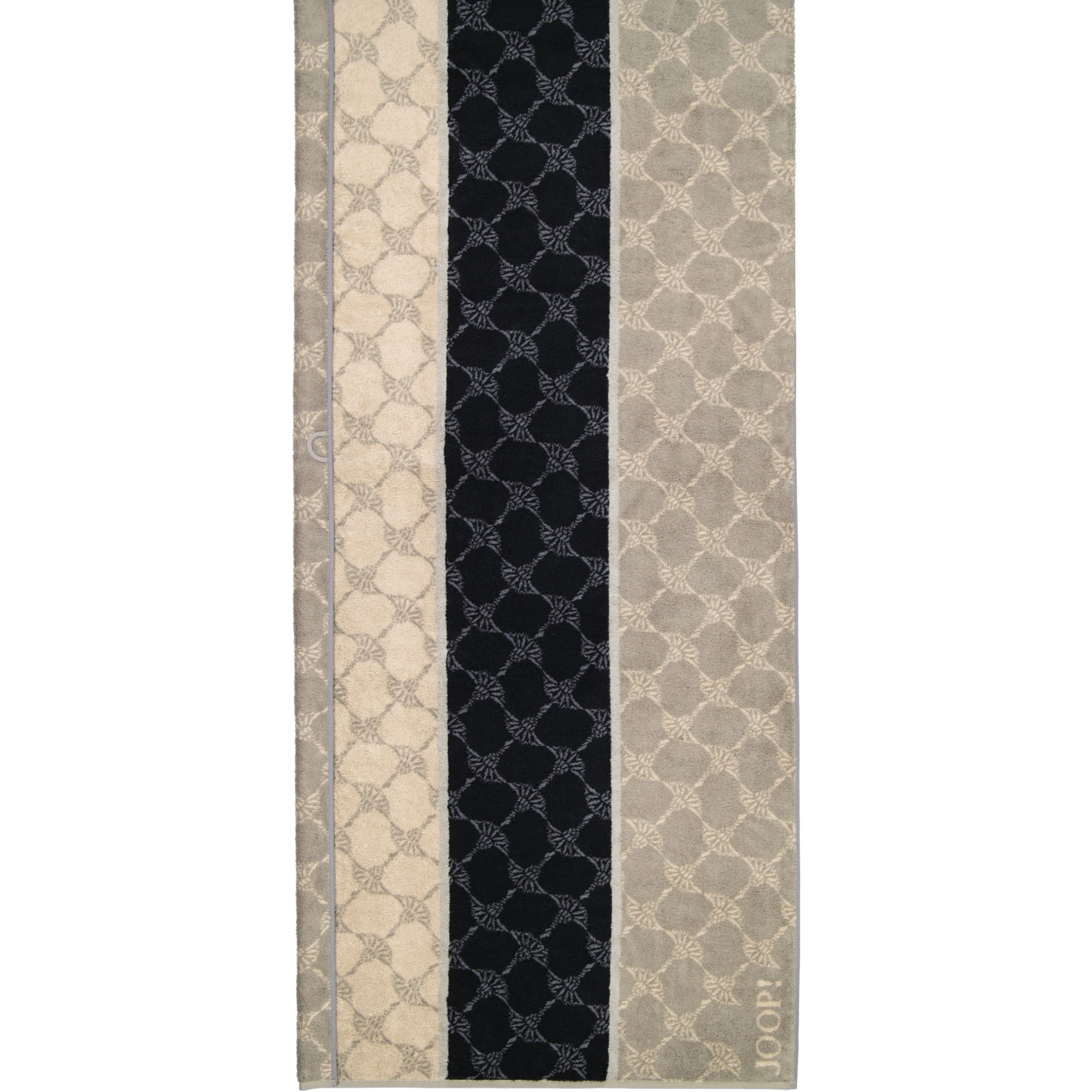 JOOP! Signature Cornflower Stripes 1657 - Farbe: Graphit - 70 - Saunatuch 80x200 cm