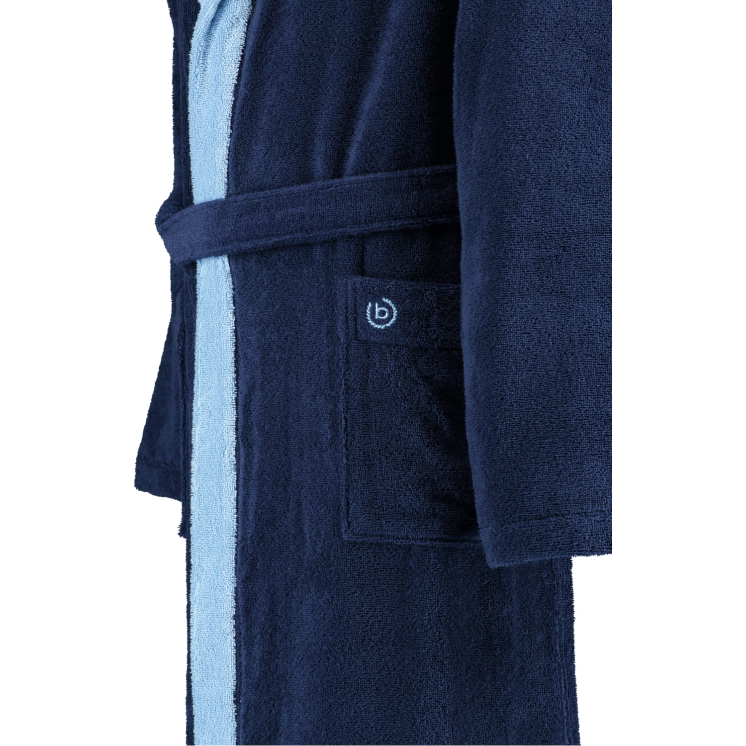bugatti Herren Bademantel Kapuze Stefano - Farbe: marine blau - 493