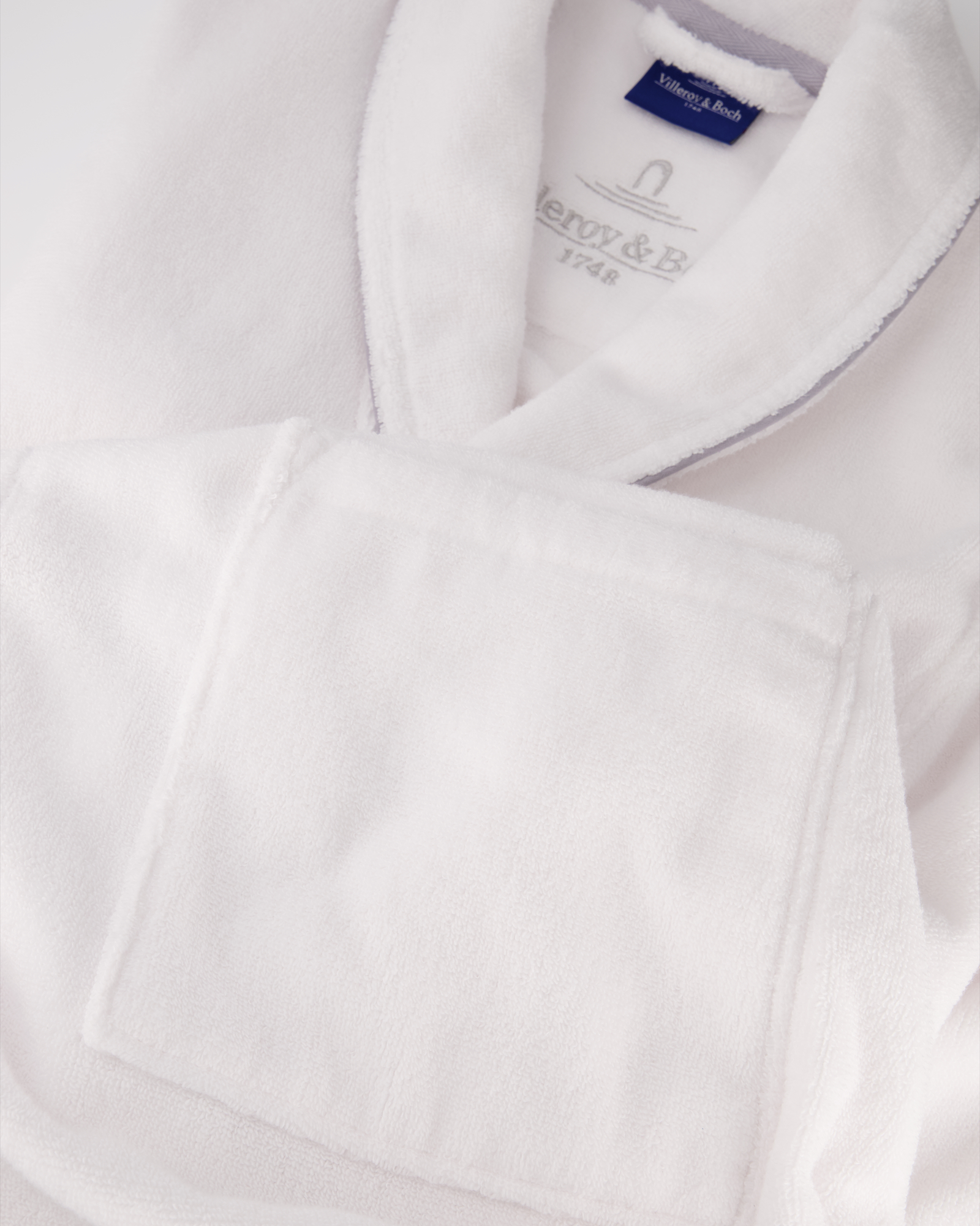 Villeroy & Boch Damen Bademantel Schalkragen 2520 - Farbe: brilliant-white - 67