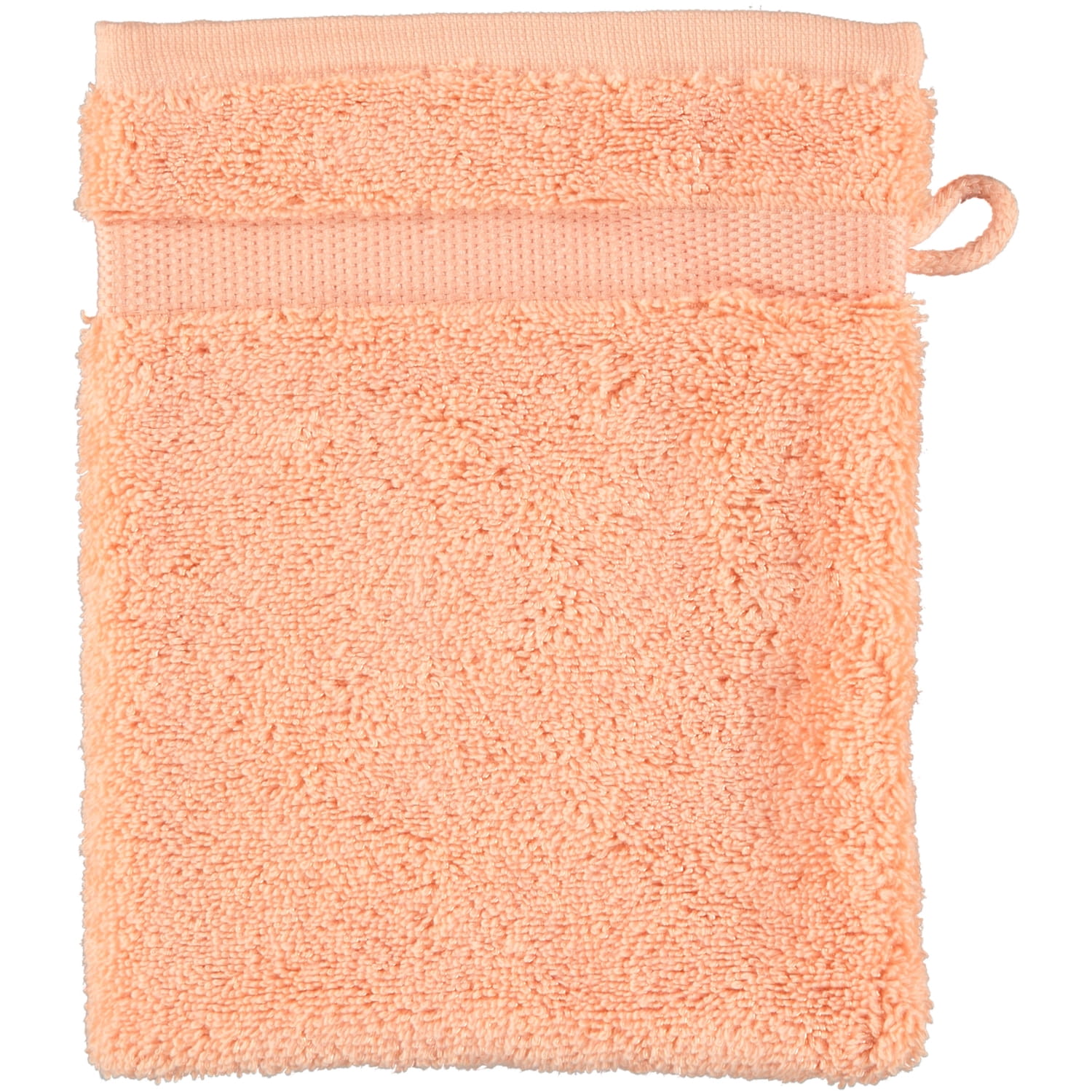 Rhomtuft - Handtücher Princess - Farbe: peach - 405 - Waschhandschuh 16x22 cm