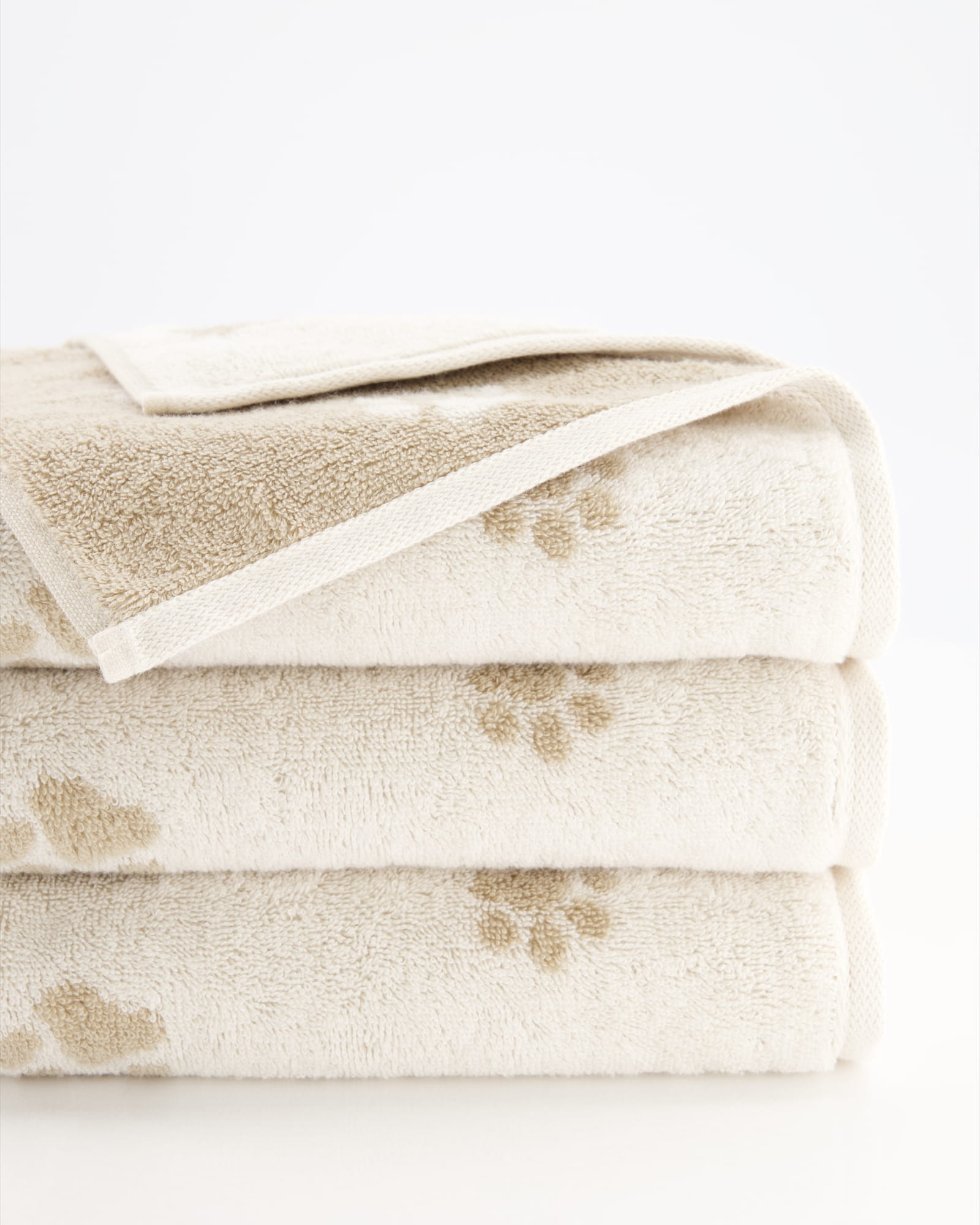 Cawö Handtücher WE LOVE DOGS Paws 6247 Natur-Beige - 33