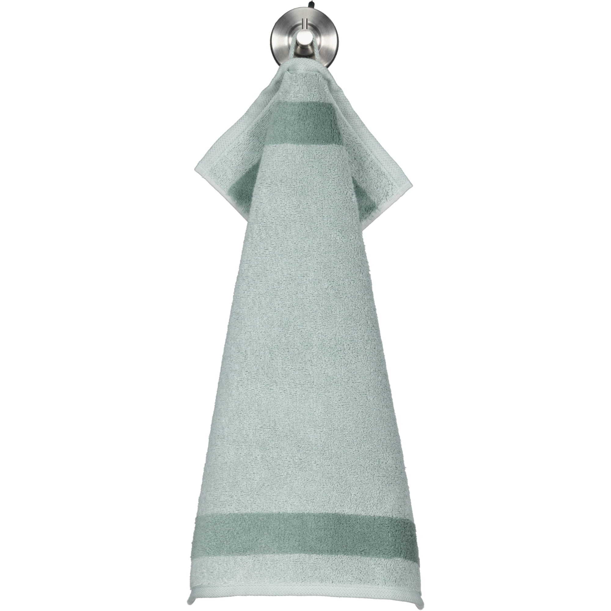 Villeroy & Boch Handtücher Luxury Double 2560 sage green - 44 - Gästetuch 30x50 cm