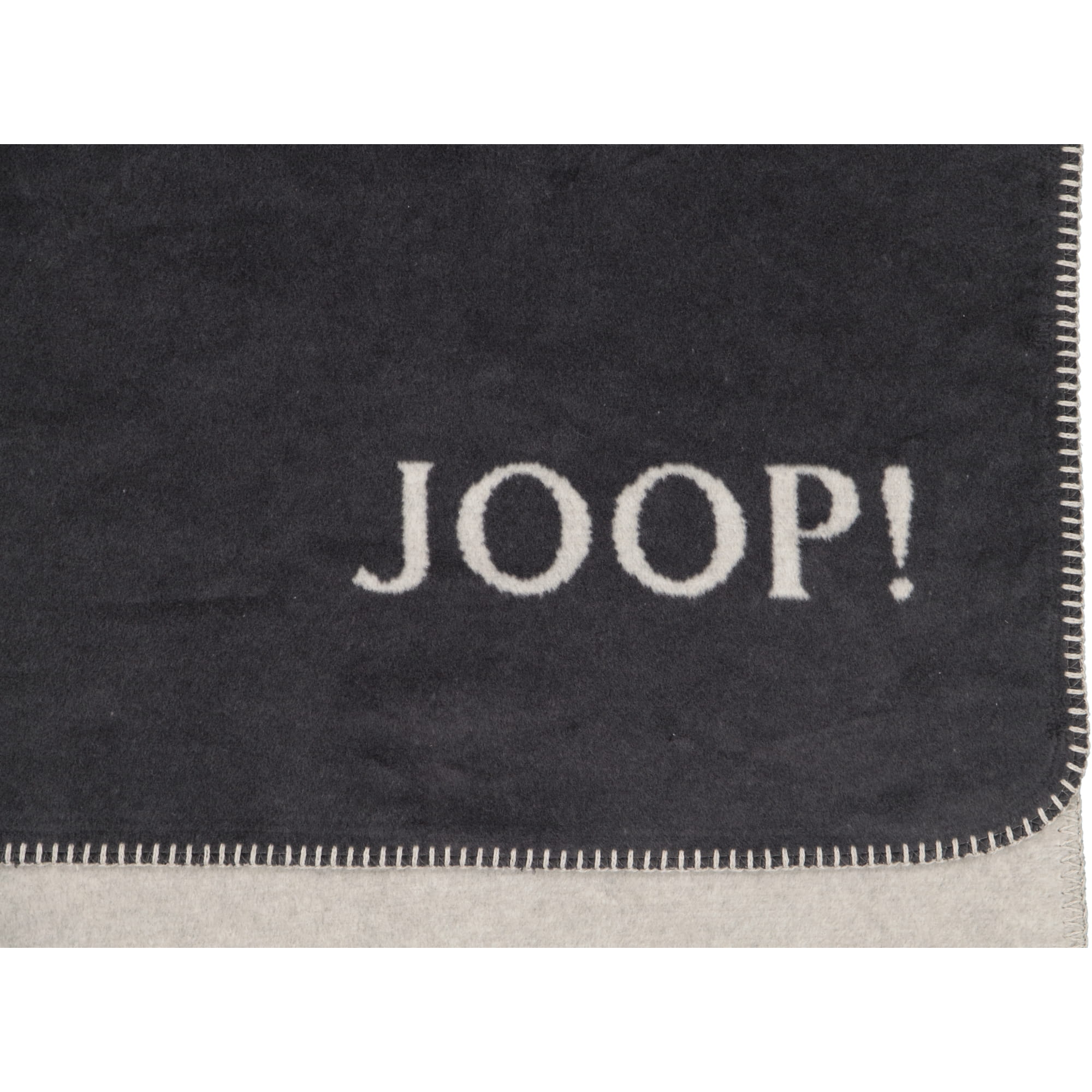JOOP! Wohndecke Uni-Doubleface - Größe: 150x200 cm - Farbe: Anthrazit-Ash